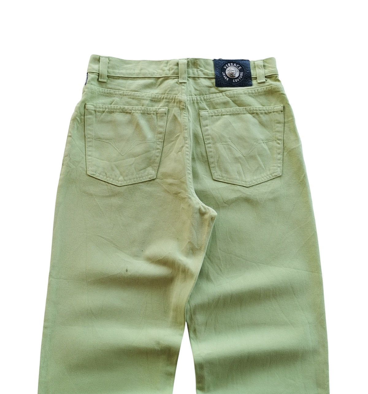 Versace Jeans Couture Vintage Versace Jeans Couture Green Jeans Pants Italy Size US 32 / EU 48 - 5 Thumbnail