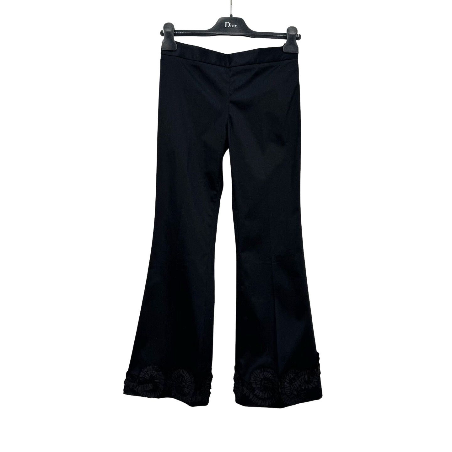 Miu Miu Miu Miu Lace Trim Pants Size 36 Size 25" / US 0 / IT 36 - 1 Thumbnail