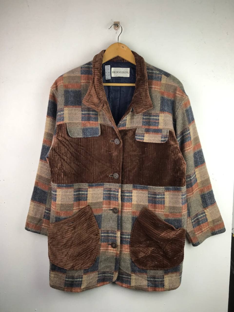 Japanese Brand × Vintage Vintage Wool Jacket Rare Design Size US L / EU 52-54 / 3 - 1 Thumbnail