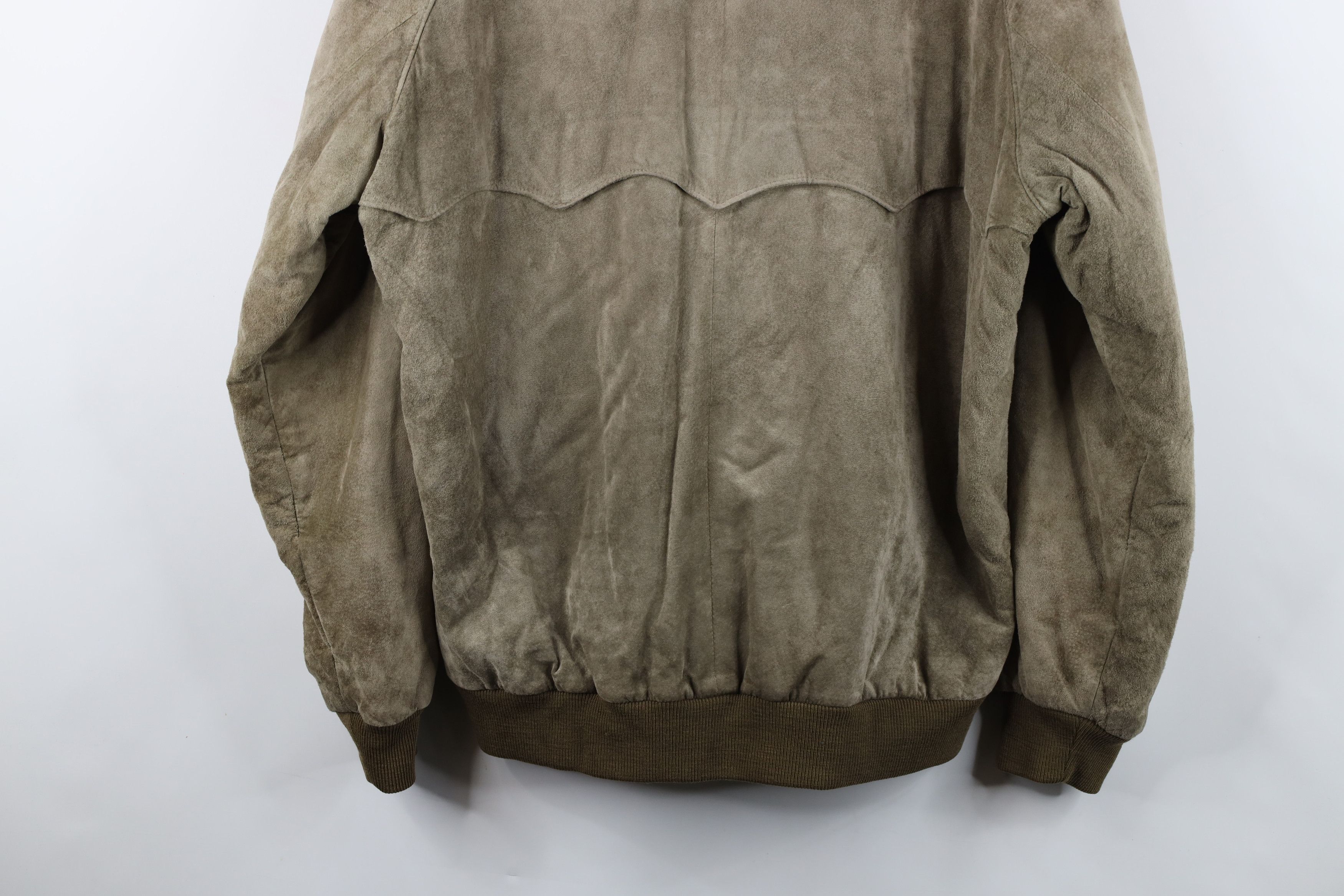 L.L. Bean Vintage 70s LL Bean Leather Cafe Racer Bomber Jacket USA Size US XXL / EU 58 / 5 - 17 Thumbnail