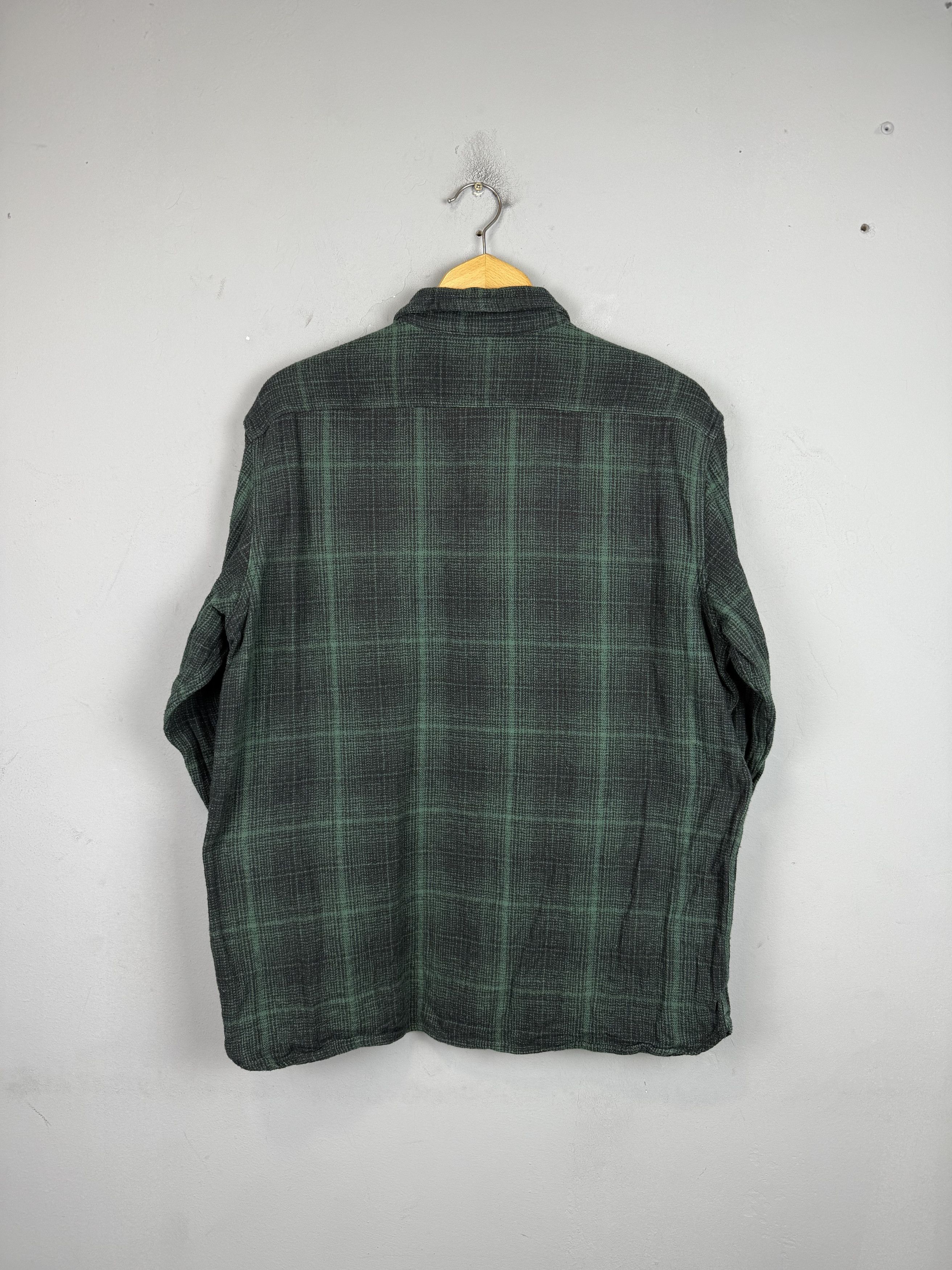 Flannel × Levi's Levi's Shirt Check Long Sleve Black Green Relaxed Fit Size US L / EU 52-54 / 3 - 5 Thumbnail
