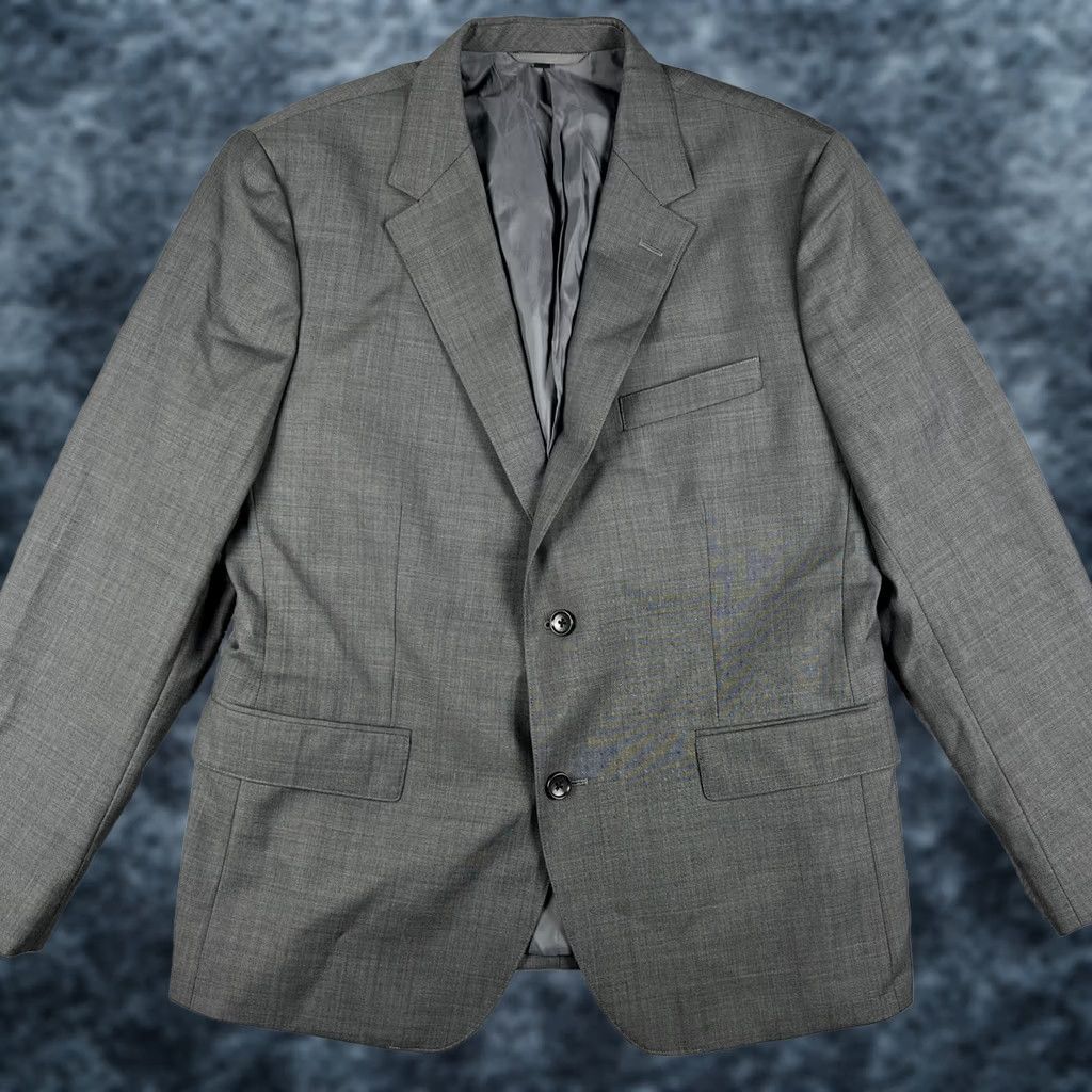 Bonobos Bonobos Wool Suit Set Blazer Coat Pants 42S Mens 34x32 Grey Standard Fit 2 Piece Suit Wedding Business Workwear Mens Size 42R - 1 Thumbnail