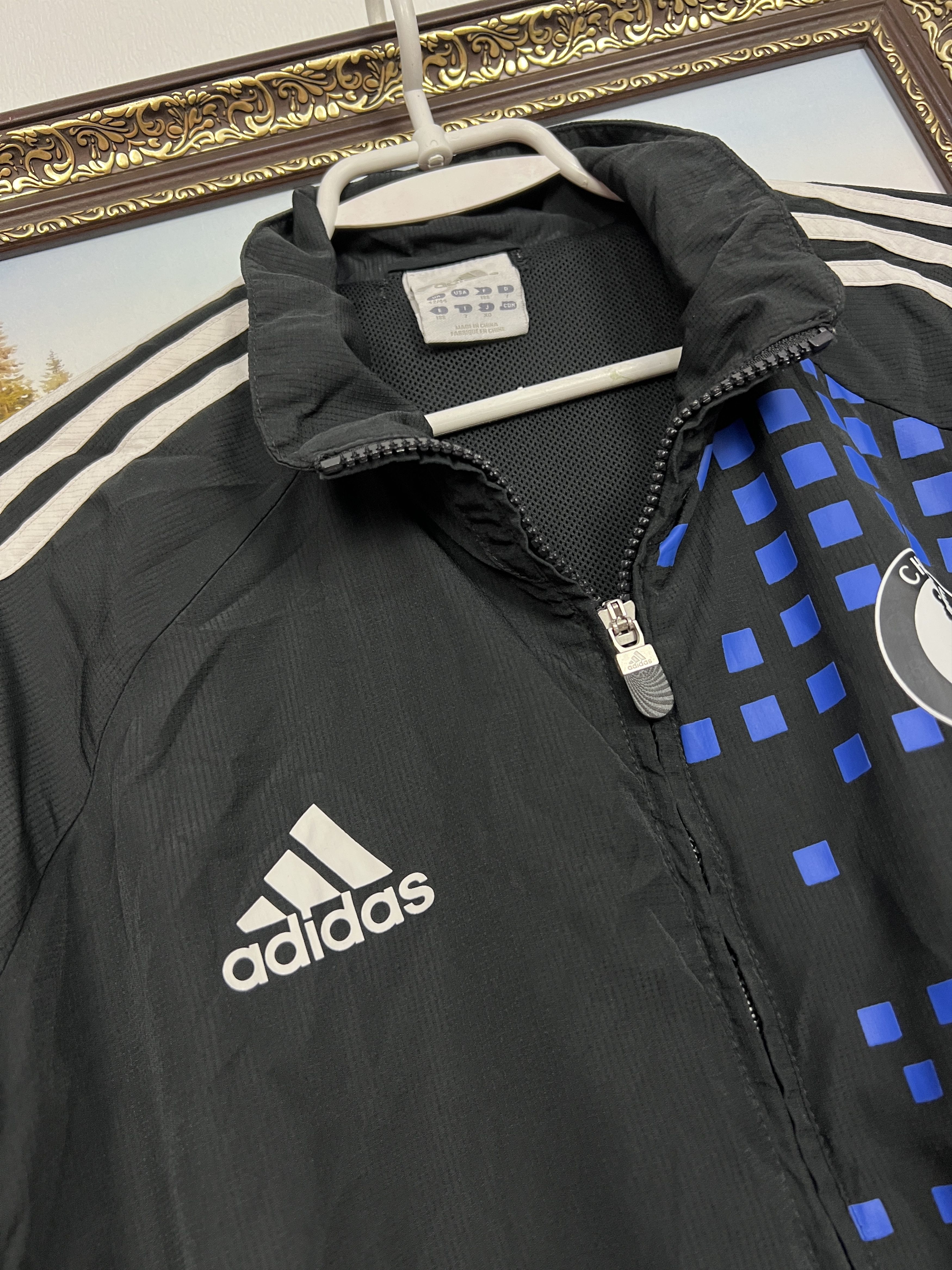 Adidas Vintage Chelsea Football Jacket Soccer Track Top Rare Hype Size US L / EU 52-54 / 3 - 4 Thumbnail