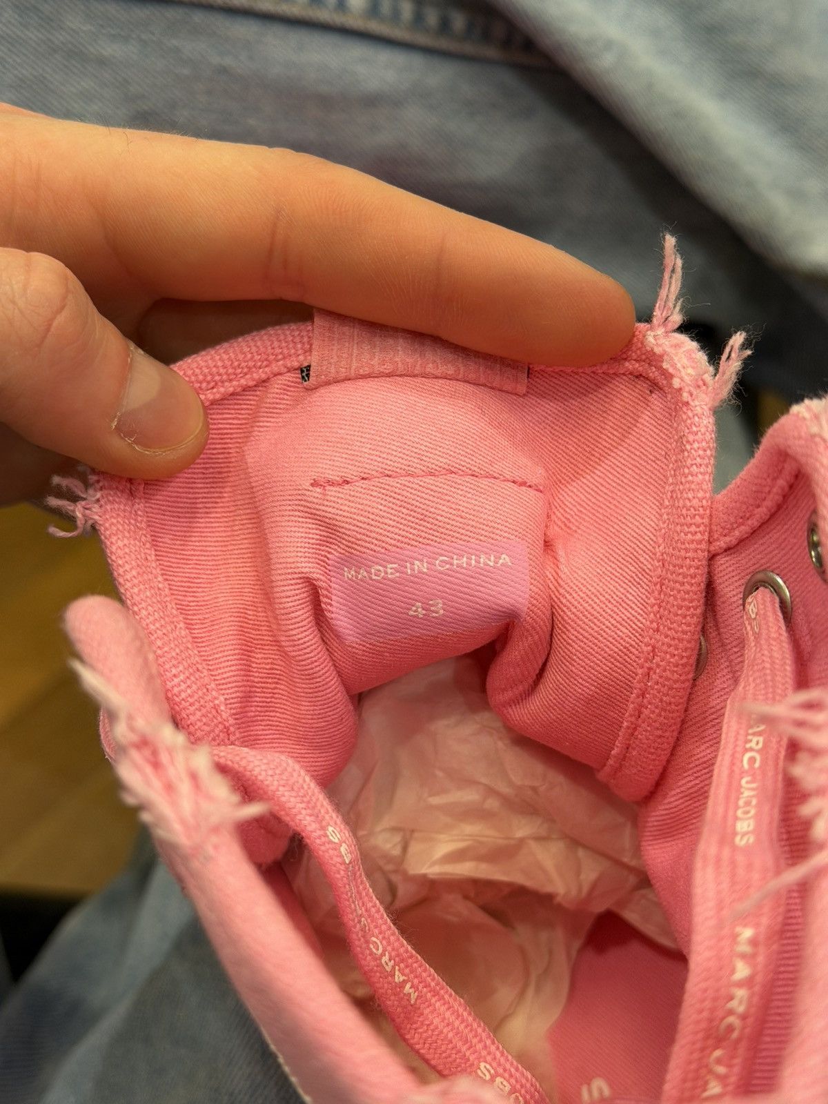 Marc Jacobs Marc Jacobs The High Top Sneakers Ribbon Pink Size US 10 / EU 43 - 6 Thumbnail