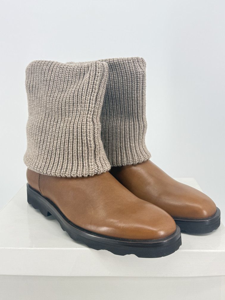 Maison Margiela Leather Moto Boot Size US 11 / EU 44 - 2 Thumbnail