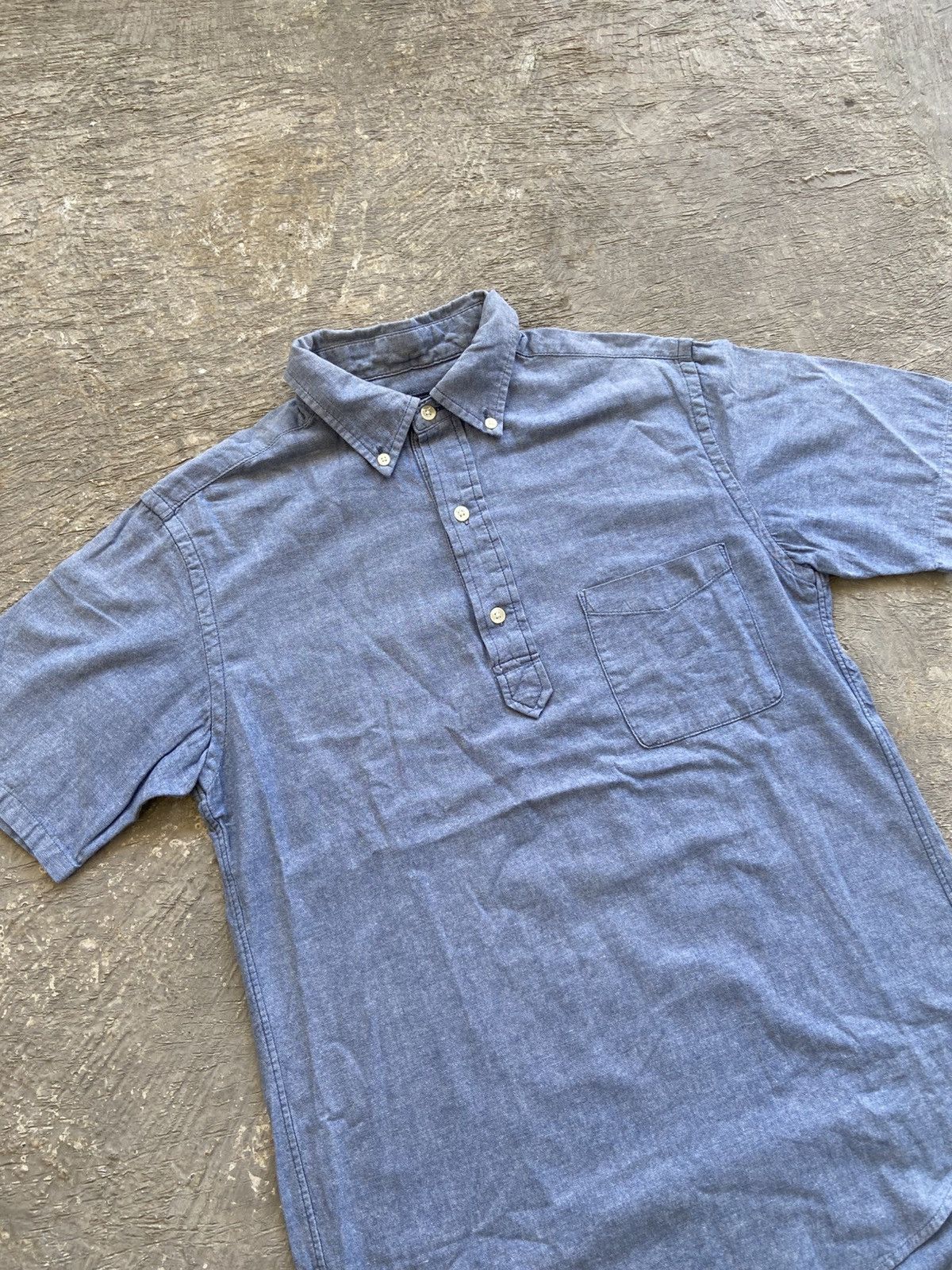 Beams Plus 2000s Beams Plus - Ivy Style Western Half Button Shirt Size US S / EU 44-46 / 1 - 2 Thumbnail