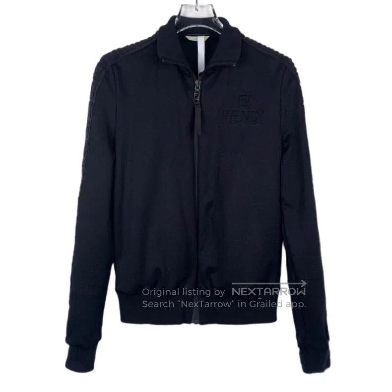 Fendi Fendi Double-sleeve logo edge stand-up collar black zipper Size XS / US 0-2 / IT 36-38 - 1 Thumbnail