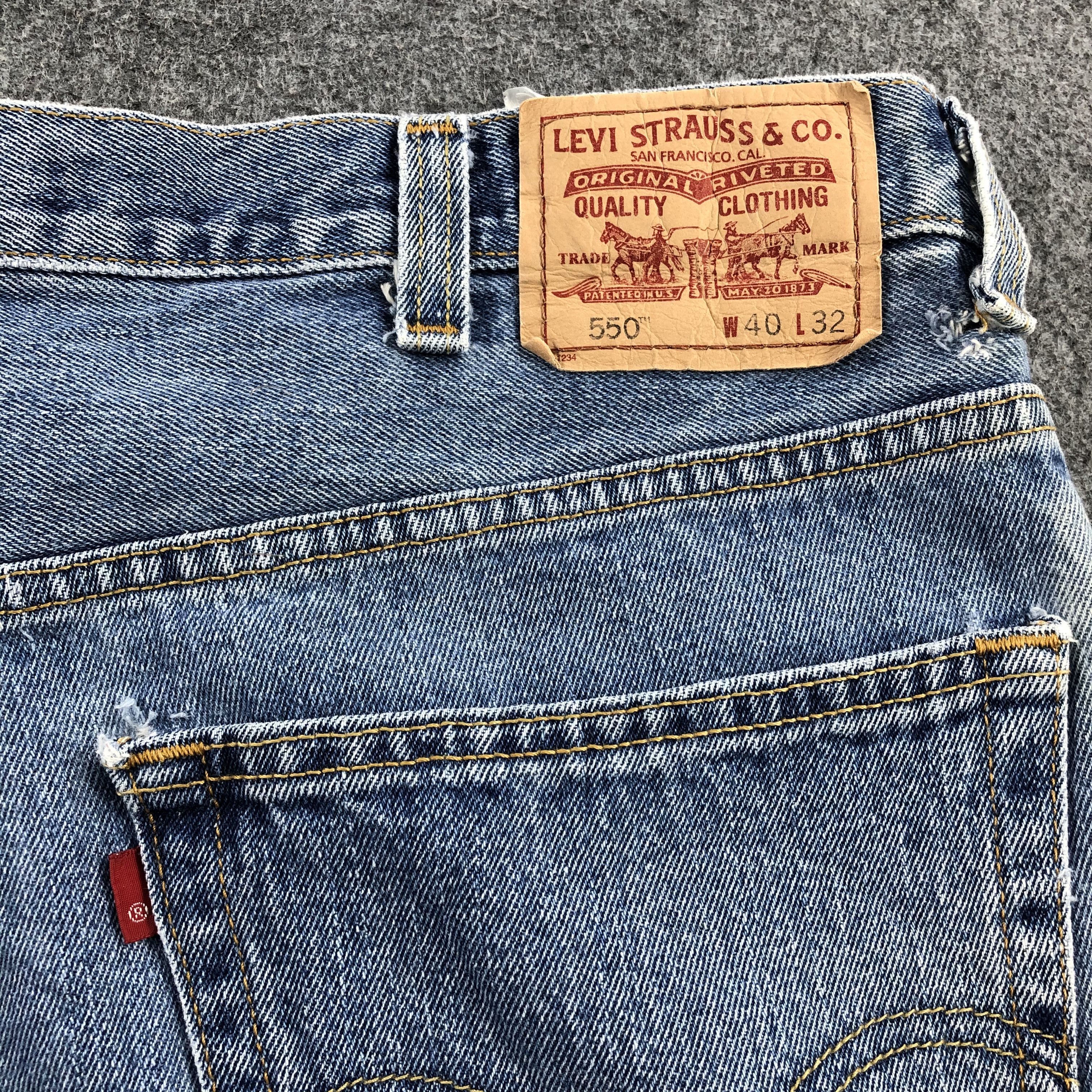 Levi's × Vintage Vintage Light Wash Levis 550 Jeans-JM1300 Size US 40 / EU 56 - 6 Thumbnail