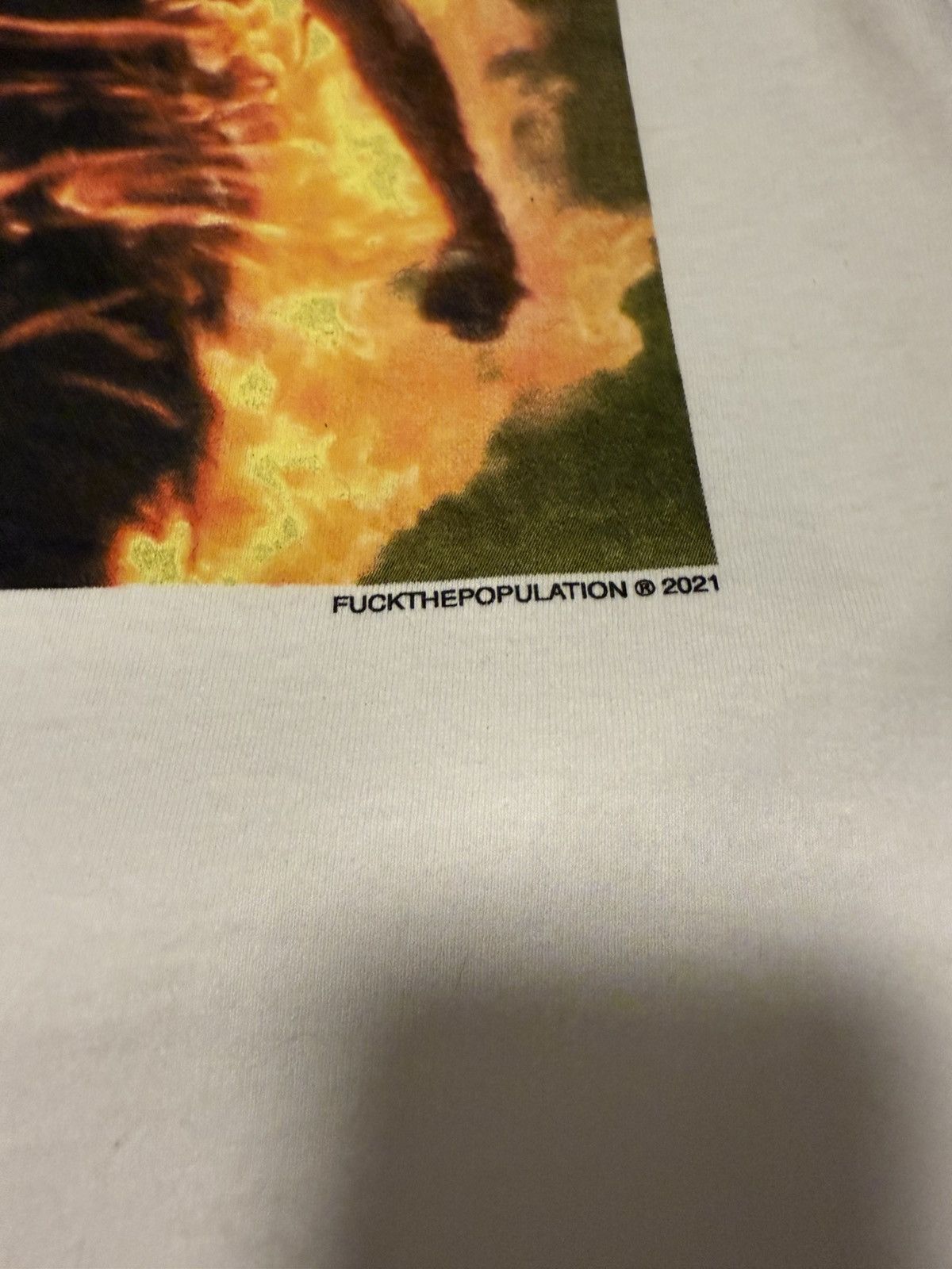 Fuck The Population Fuck the population god bless america! Tee Size US M / EU 48-50 / 2 - 3 Thumbnail