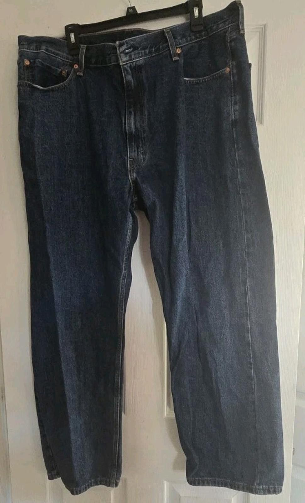 Levi's Levis 501 Original Fit Med Wash Denim Blue Jeans W40 x L30 Size US 40 / EU 56 - 4 Thumbnail