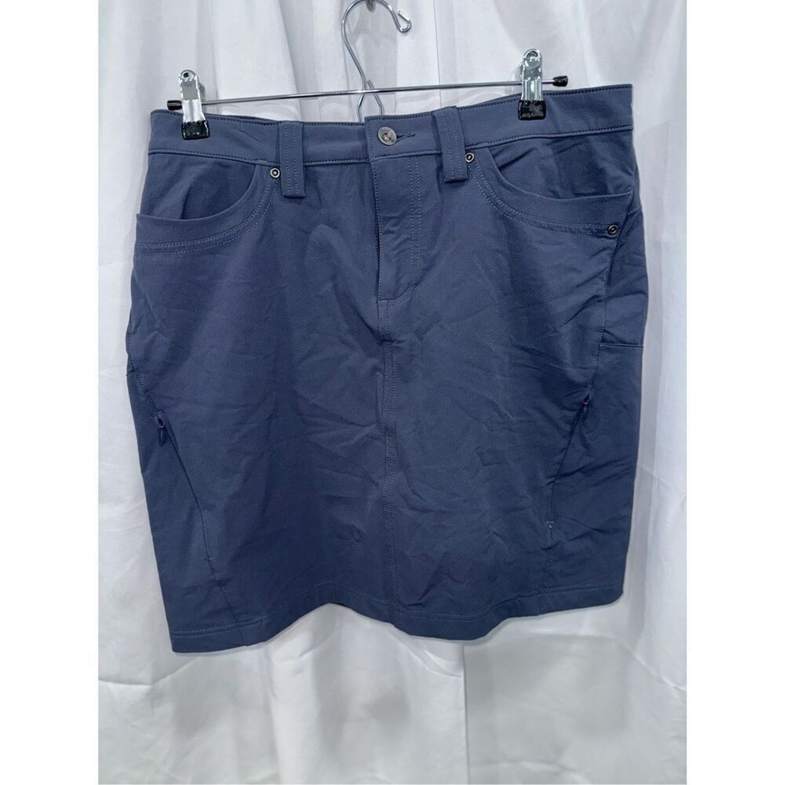 Duluth Trading Company Duluth Trading Co Blue Knee-Length Skirt | Sz 10 Size 32" / US 10 / IT 46 - 2 Thumbnail