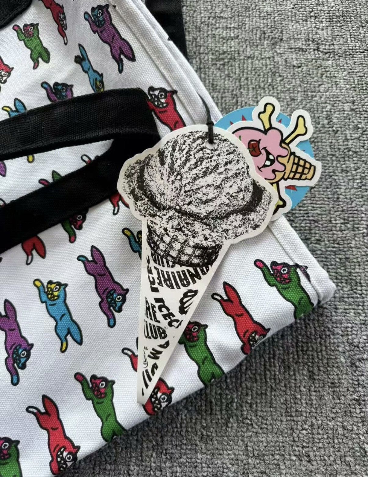 Billionaire Boys Club Flying Dog tote bag by Billionaire Boys Club Size ONE SIZE - 5 Thumbnail