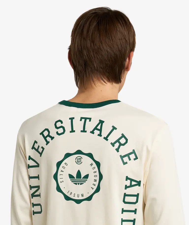 Adidas × CLOT o1mle0526 Rib Long Sleeve T-Shirt in Cream Size US S / EU 44-46 / 1 - 2 Thumbnail