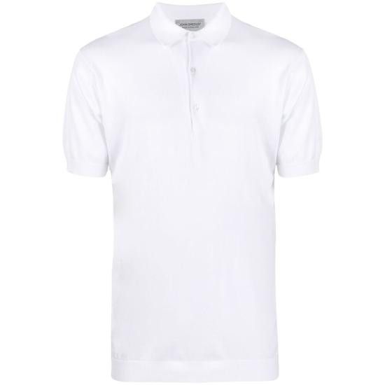 JOHN SMEDLEY Men Polo Shirts ADRIAN WHITE