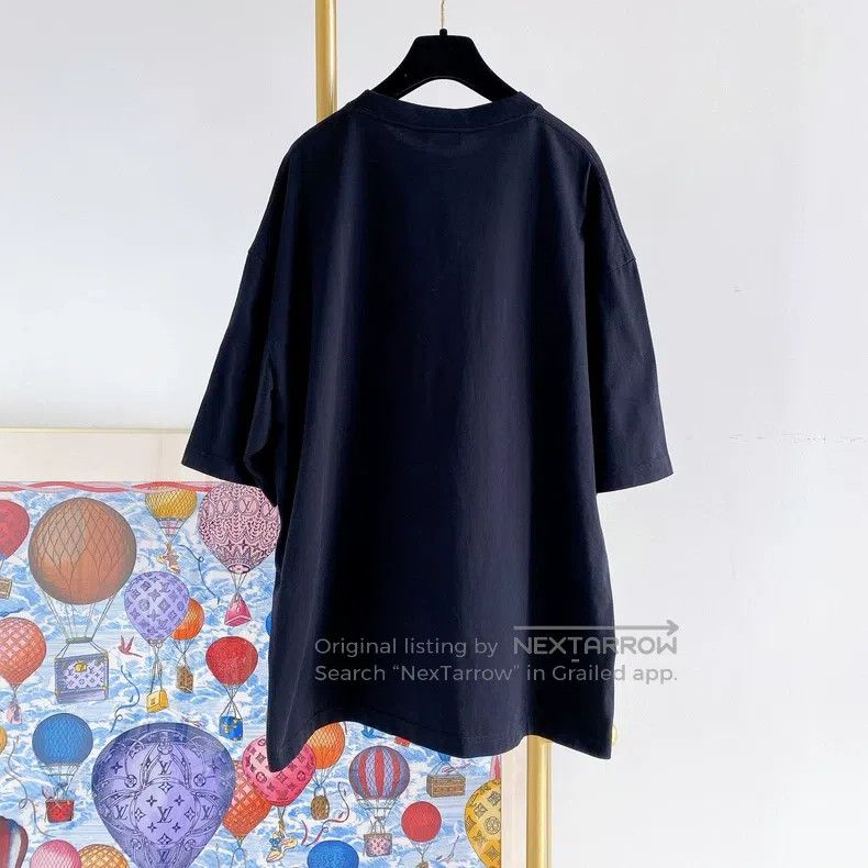 Balenciaga Balenciaga Letter Logo Black T-Shirt Size US L / EU 52-54 / 3 - 2 Thumbnail
