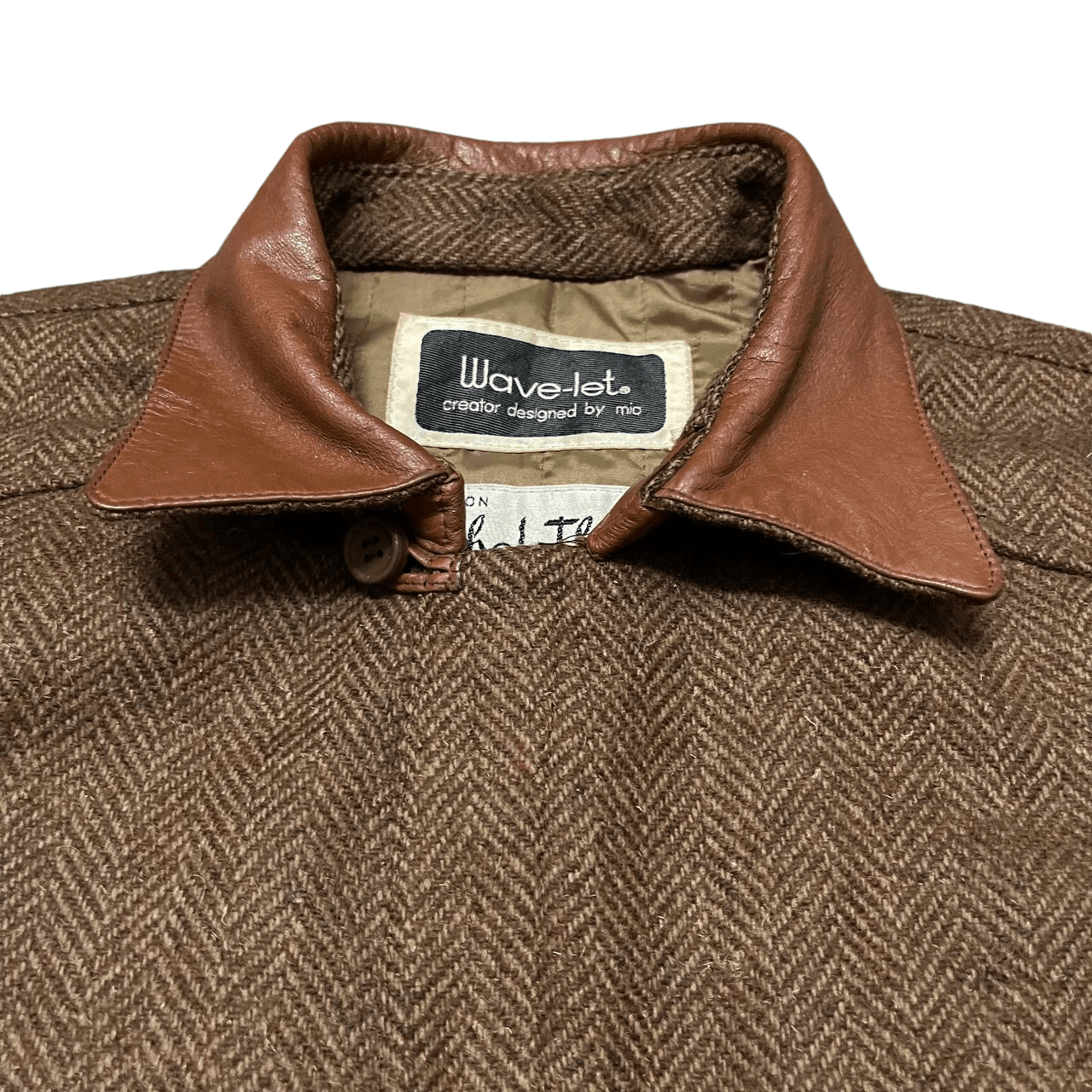 Vintage Vintage Michel Thierry France Wool Leather Part Jacket Size US M / EU 48-50 / 2 - 6 Thumbnail