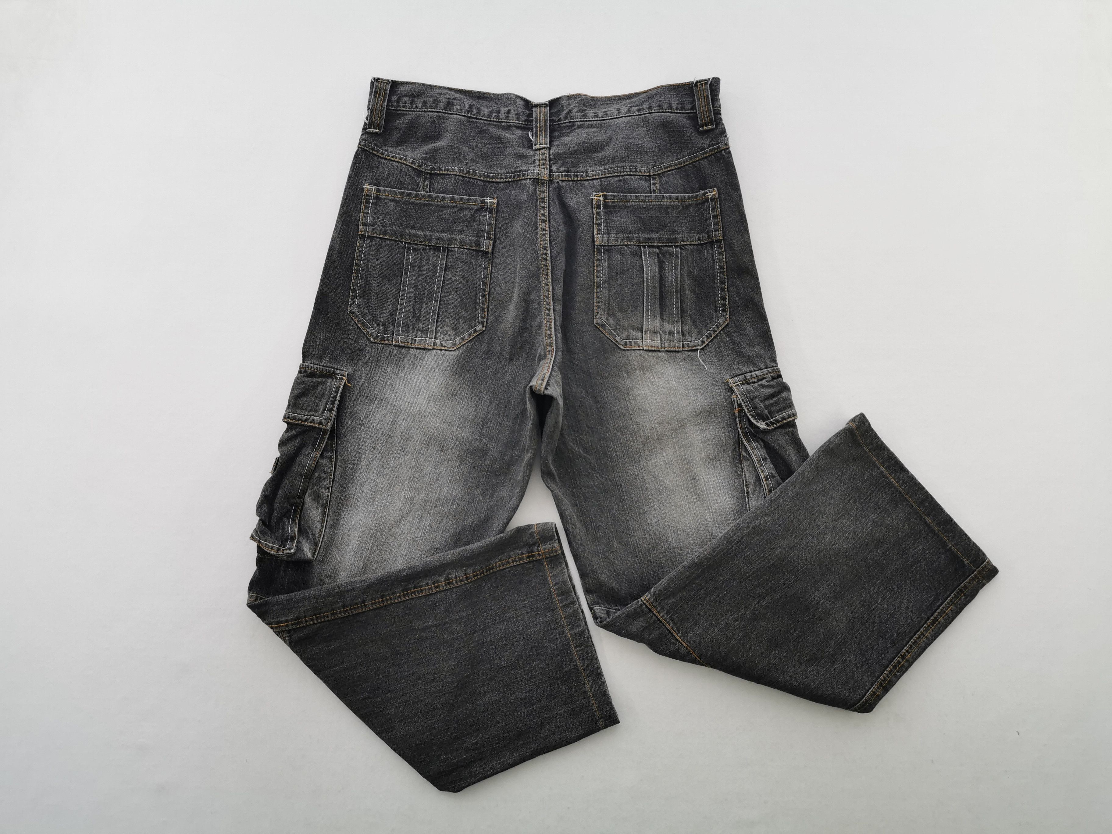 Vintage Vintage Size XL Piko Surf Denim Cargo Pants Waist 36 Size US 36 / EU 52 - 5 Thumbnail