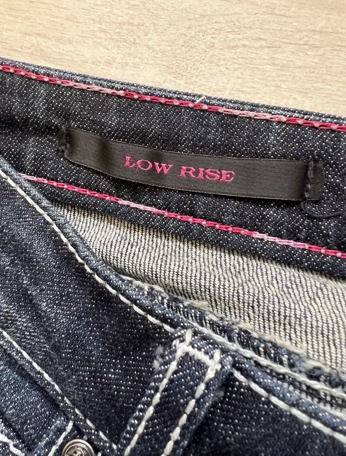 Vintage × Wrangler VTG women's jeans Wrangler Rock 47 Low Rise blue dark Cotton Size 34" / US 12 / IT 48 - 5 Thumbnail