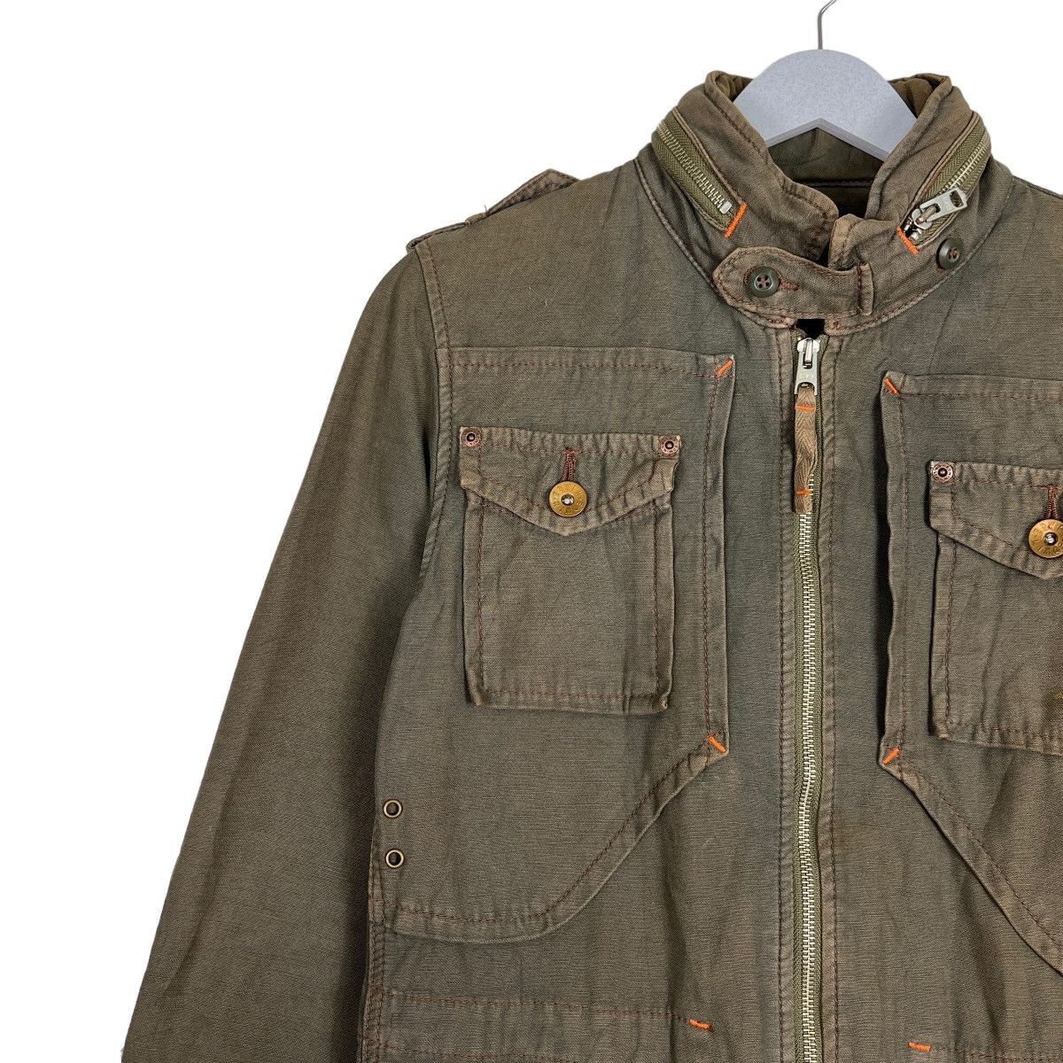 Edwin 🔥 TYPE 505 EDWIN MILITARY STYLE FIELD JACKET Size US M / EU 48-50 / 2 - 7 Thumbnail