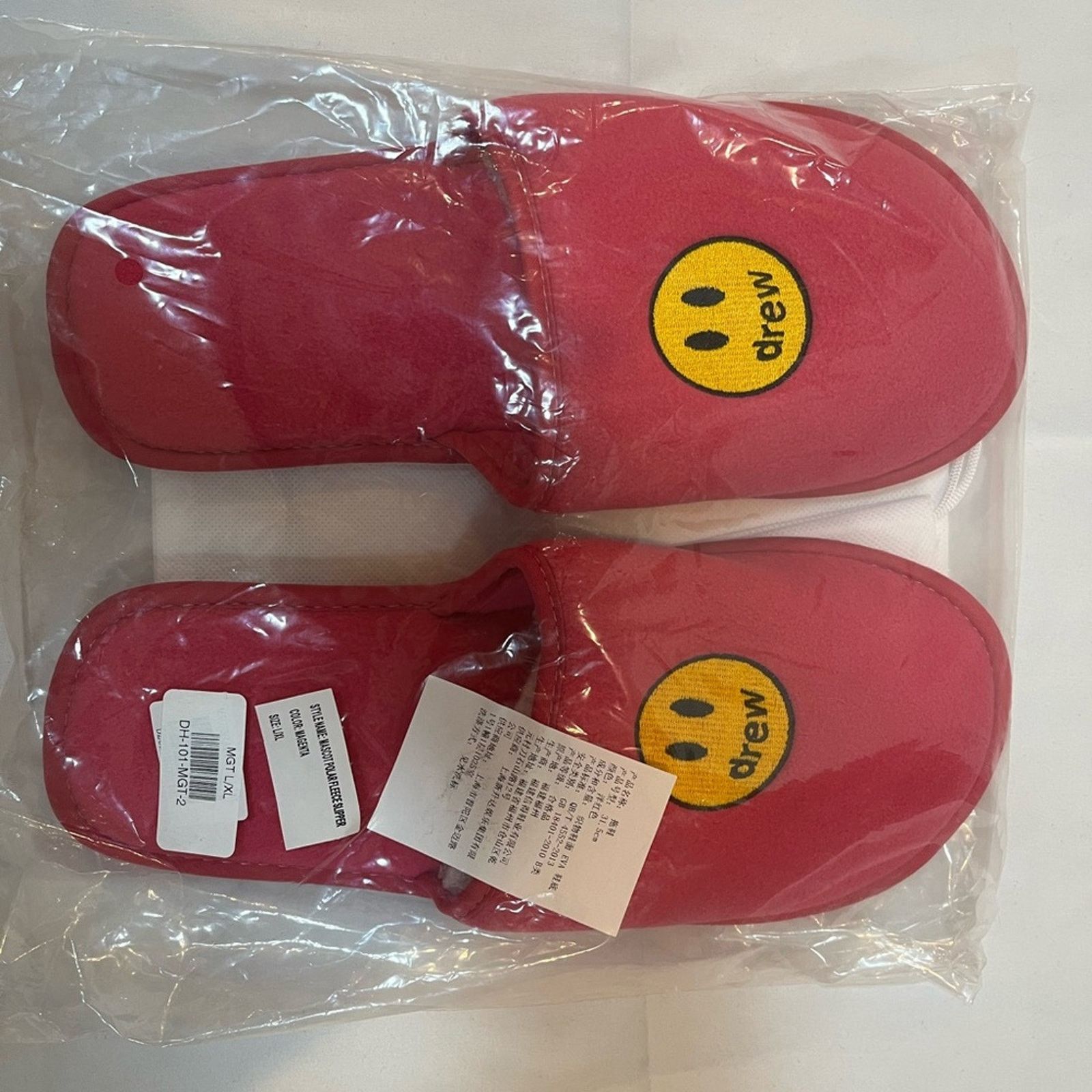 Drew House Magenta Mascot L/XL Drew House Slippers Size US 12 / EU 45 - 5 Thumbnail
