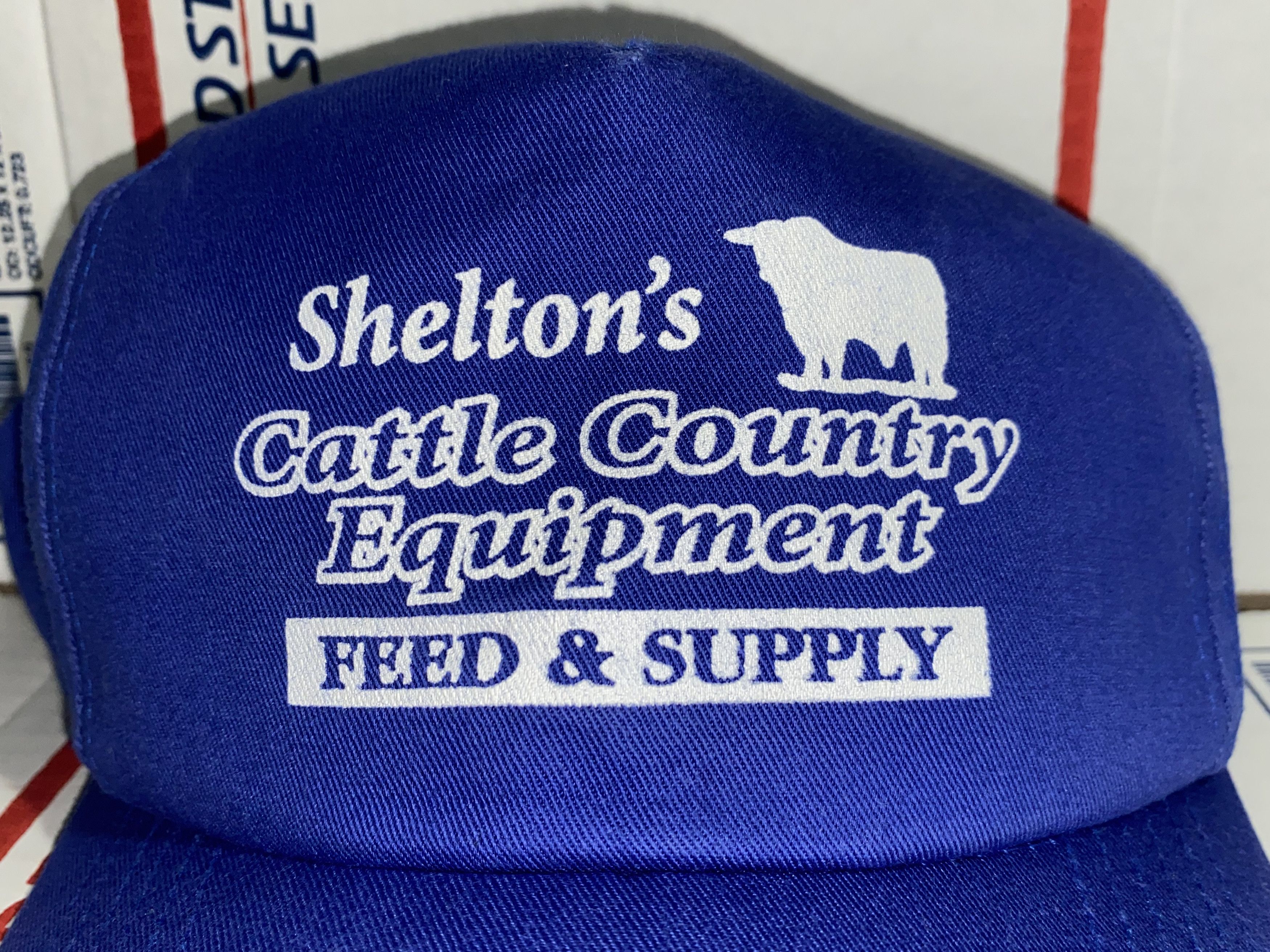 Vintage vintage Shelton Cattle Country Equipment Feed Supply Hat Cap Size ONE SIZE - 2 Thumbnail