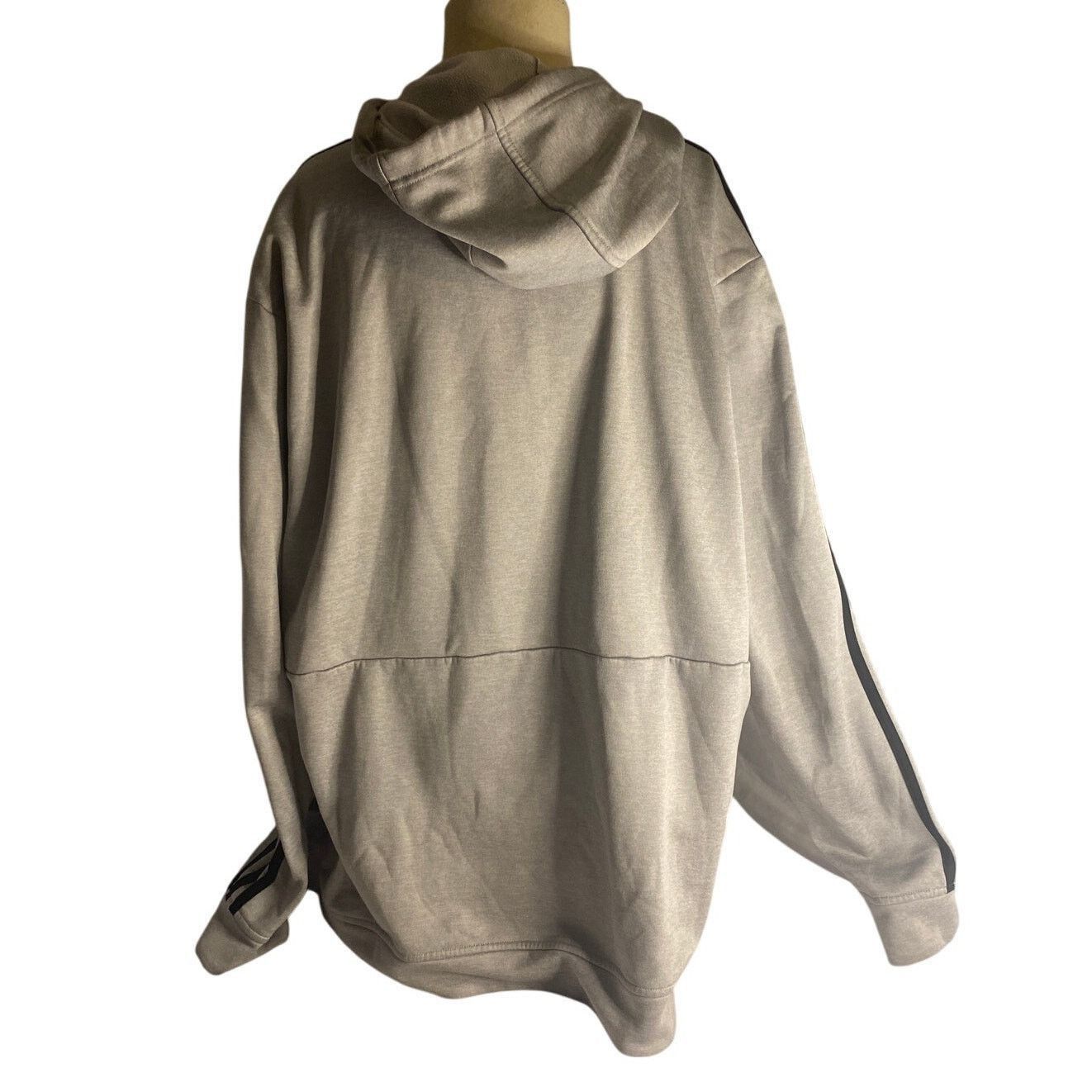 Adidas Adidas Originals 3-Stripes Full Zip Hoodie Gray XL Size US XL / EU 56 / 4 - 8 Thumbnail
