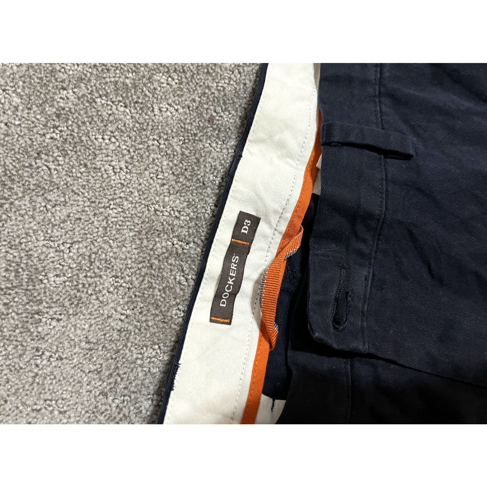 Dockers VINTAGE Dockers Men Pants Adult 36x34 Blue Casual Knit Cotton Straight Leg Size US 36 / EU 52 - 5 Thumbnail
