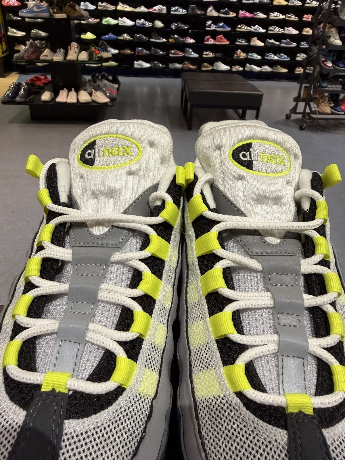 Nike Size 12 - Nike Air Max 95 OG Neon “2020” Size US 12 / EU 45 - 6 Thumbnail