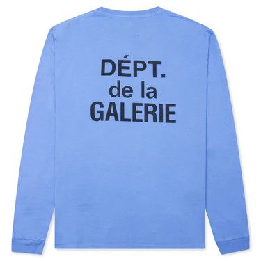 Gallery Dept. o1mle0326 Dept De La Galerie L/S Pocket Tee Shirt in Blue Size US XS / EU 42 / 0 - 2 Thumbnail