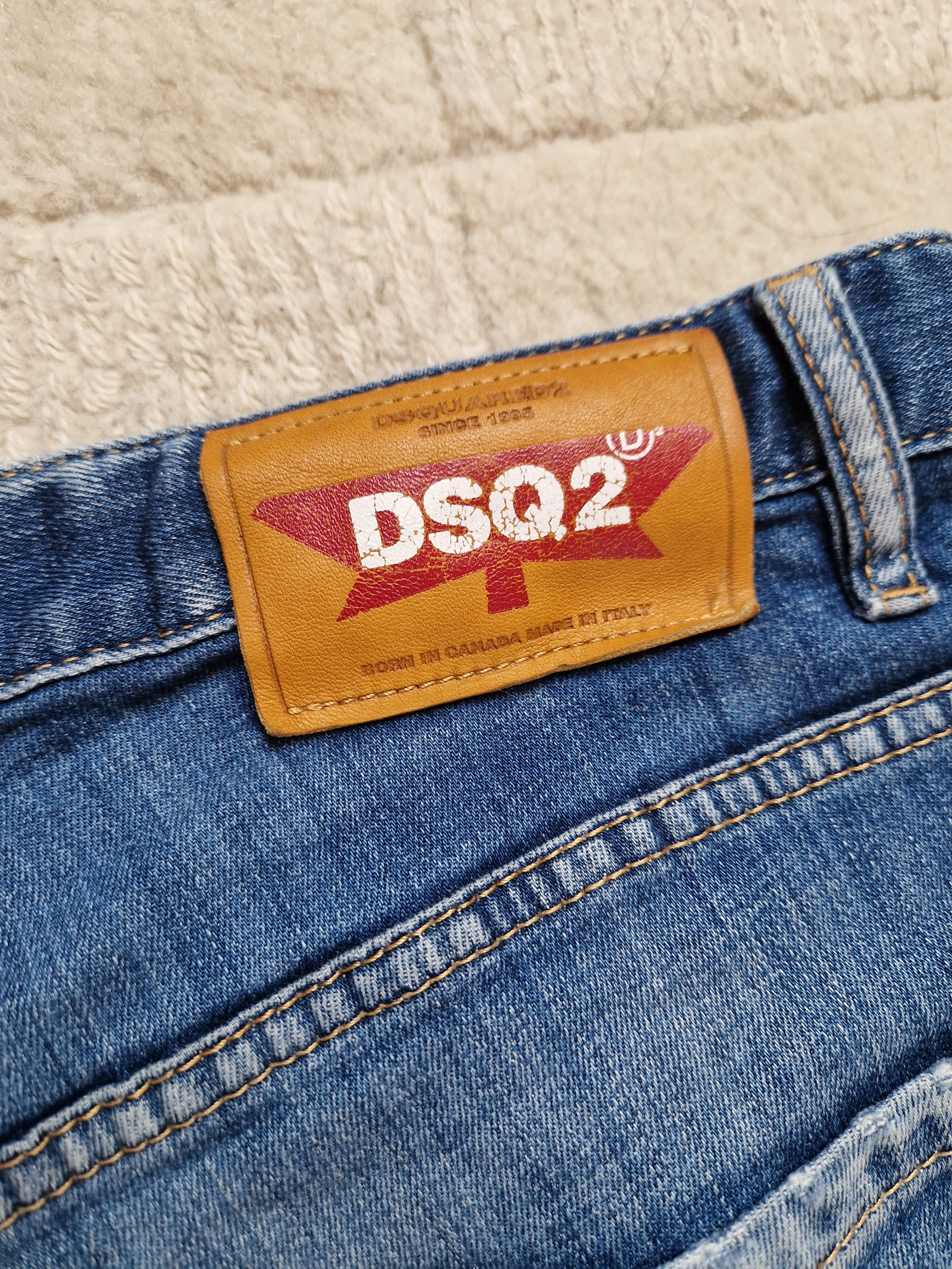 Dsquared2 Authentic DSQUARED2 ripped patch jeans denim distressed Size US 34 / EU 50 - 7 Thumbnail