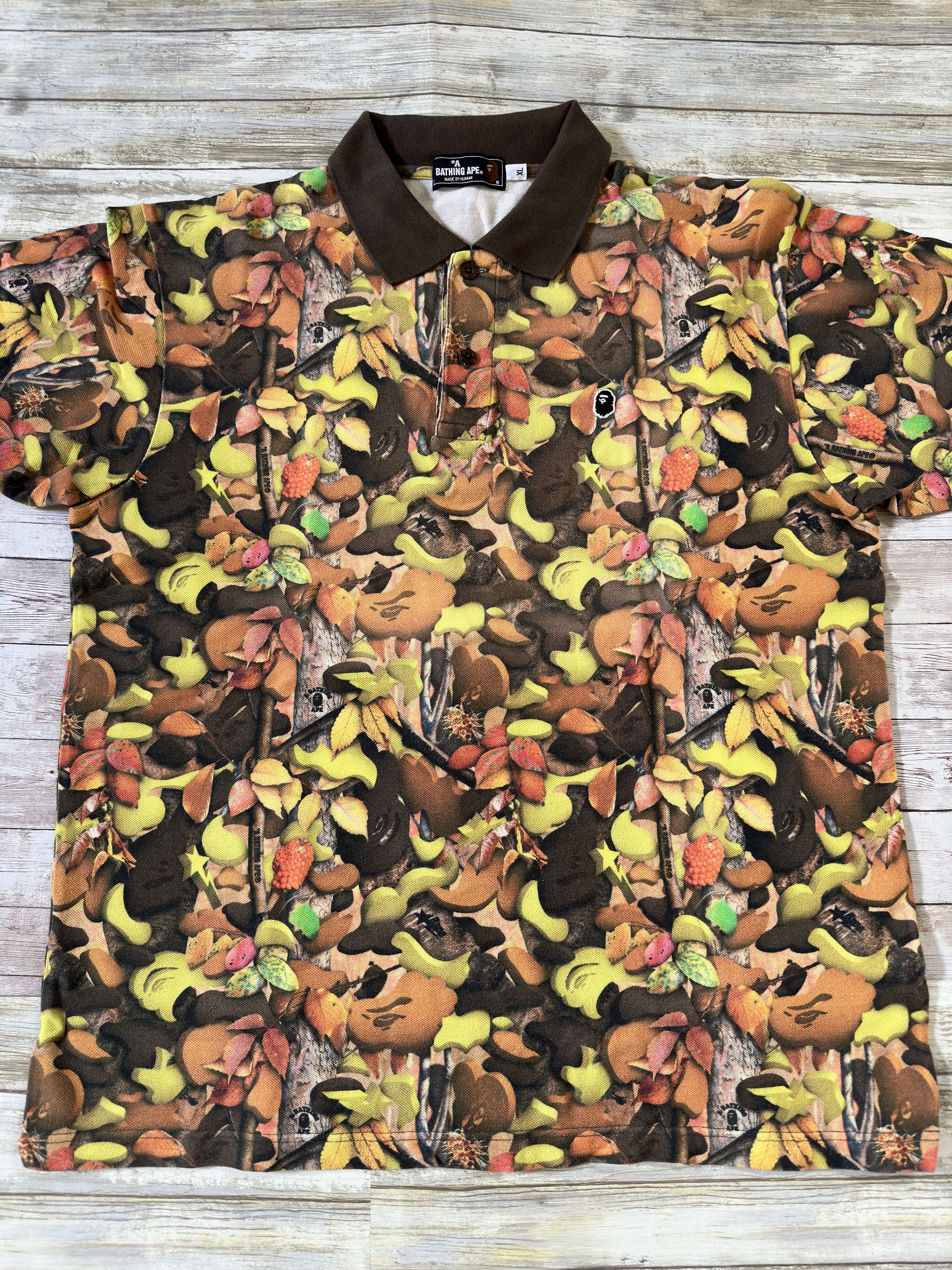 Image of Bape Realtree Camo Polo, Men's (Size XL)