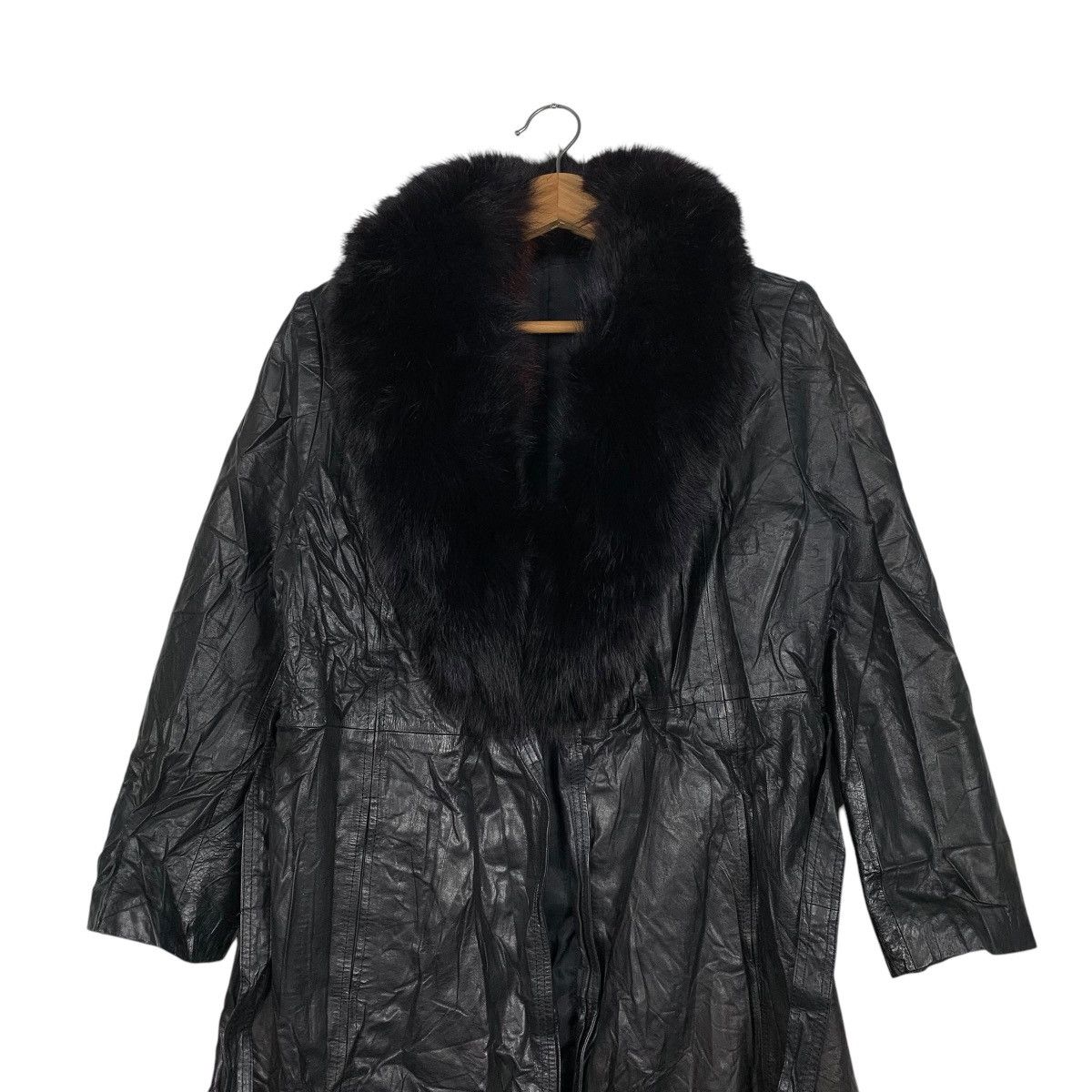 Japanese Brand Japanese Brand Fur Leather Coat Size M / US 6-8 / IT 42-44 - 2 Thumbnail