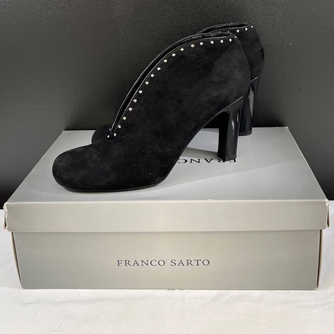 Franco Sarto Franco Sarto Peace Women's Black Shoes/Heels Size 6M SKU 557 Size US 6 / IT 36 - 3 Thumbnail