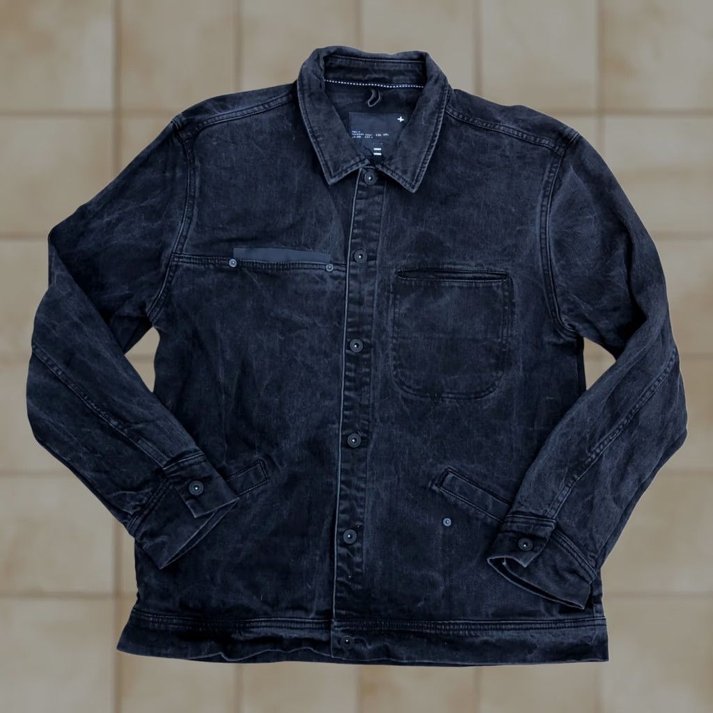 Tavik TAVIK Black Dyed Denim Jacket XL Men's Black L/S Jean Collared Size US 36 / EU 52 - 1 Thumbnail