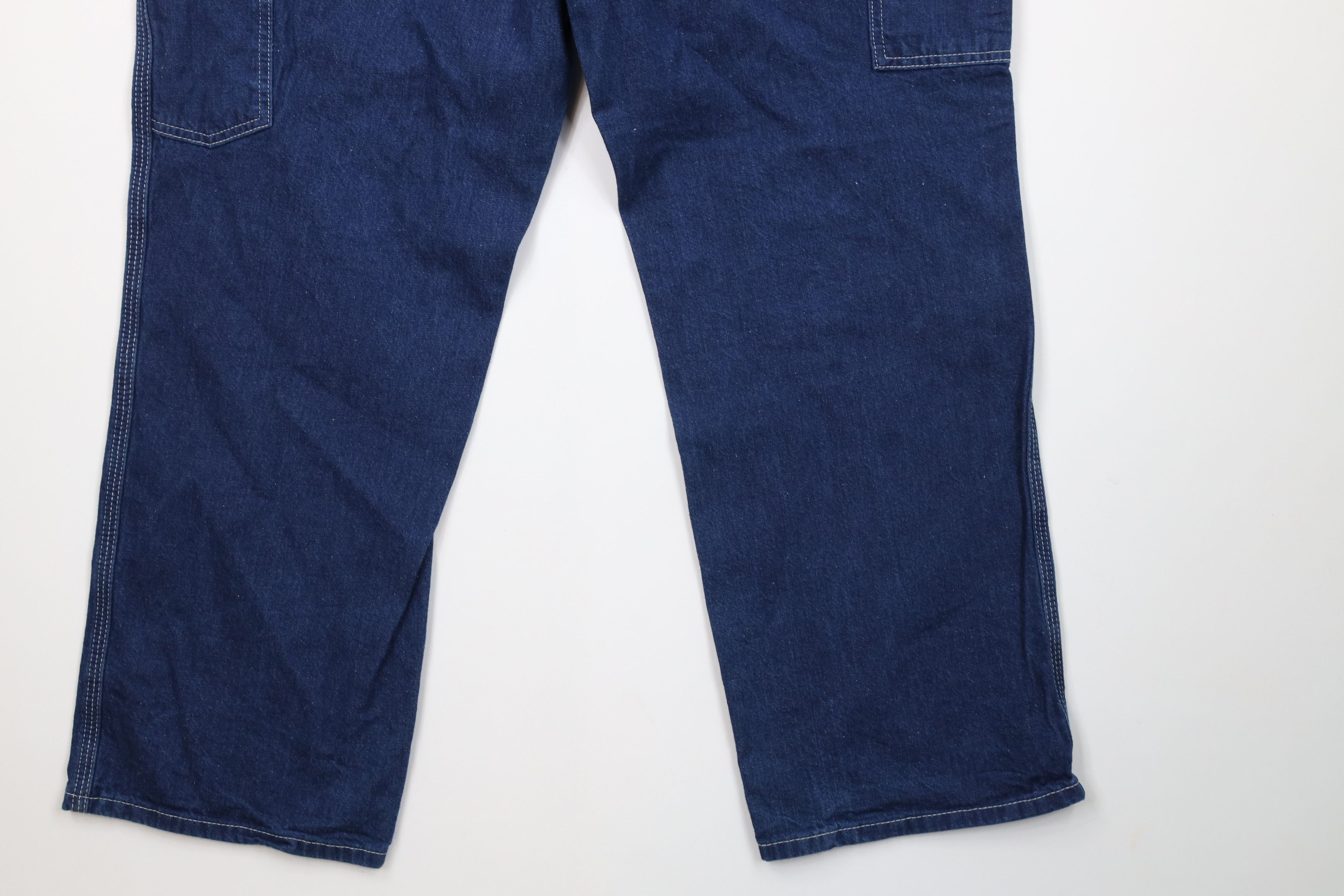 Carhartt Vintage Y2K Carhartt Workwear Wide Leg Dungaree Denim Jeans Size US 34 / EU 50 - 12 Thumbnail