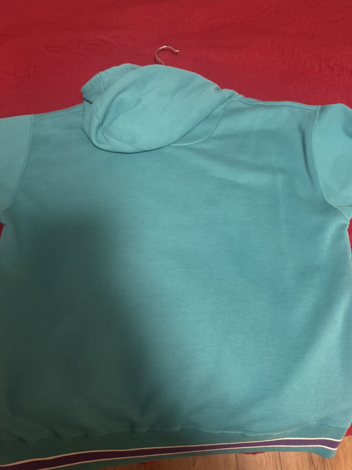 NBA 90S Charlotte Hornets Big Logo Hoodie Vintage Size US M / EU 48-50 / 2 - 12 Thumbnail