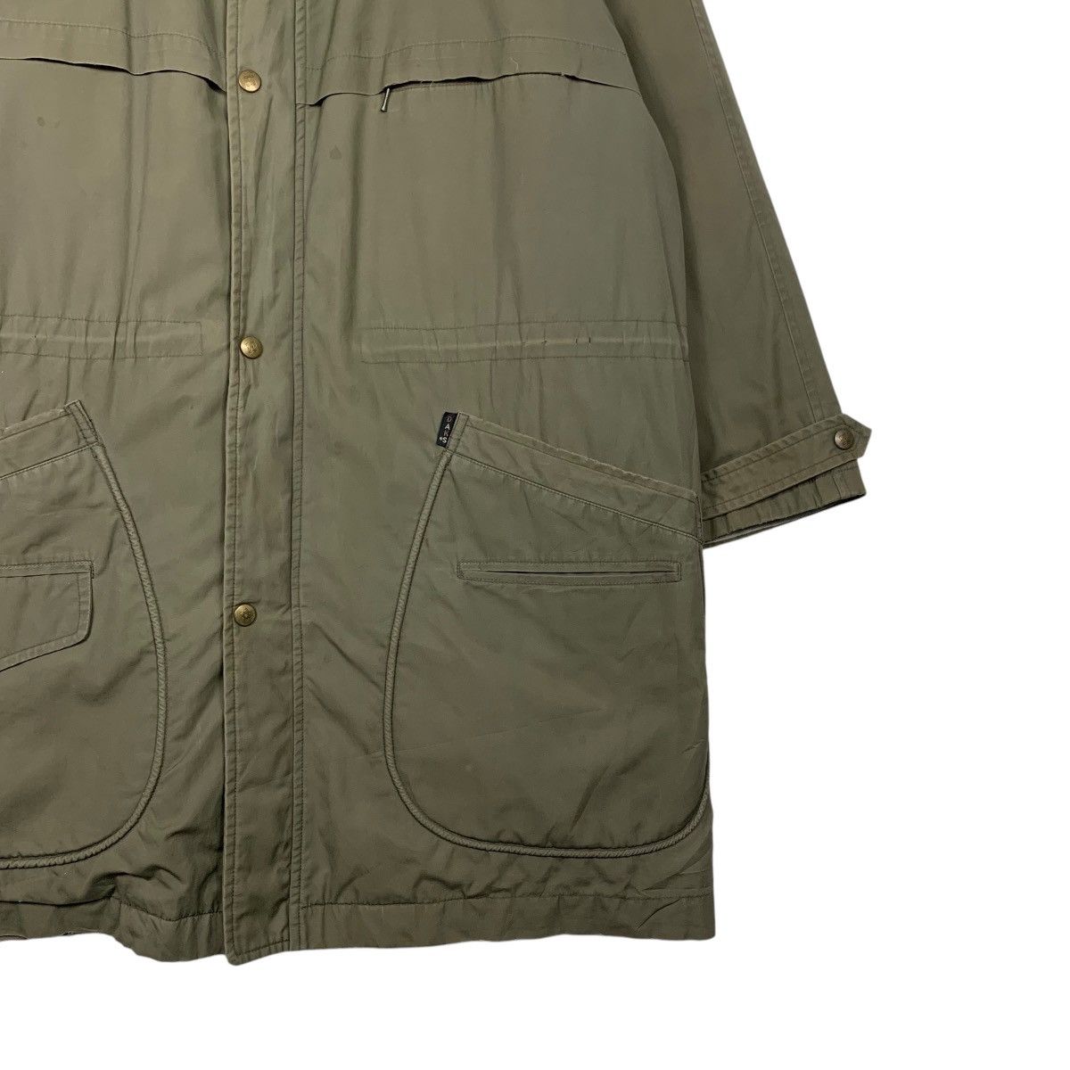 DAKS DAKS ENGLAND Olive Green Parka Jacket #2283-C101 Size US L / EU 52-54 / 3 - 4 Thumbnail