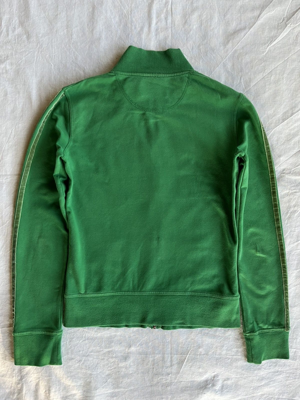 Japanese Brand Vintage Russell Athletic Zip-Up Track Jacket Green Y2K Steez Size S / US 4 / IT 40 - 7 Thumbnail