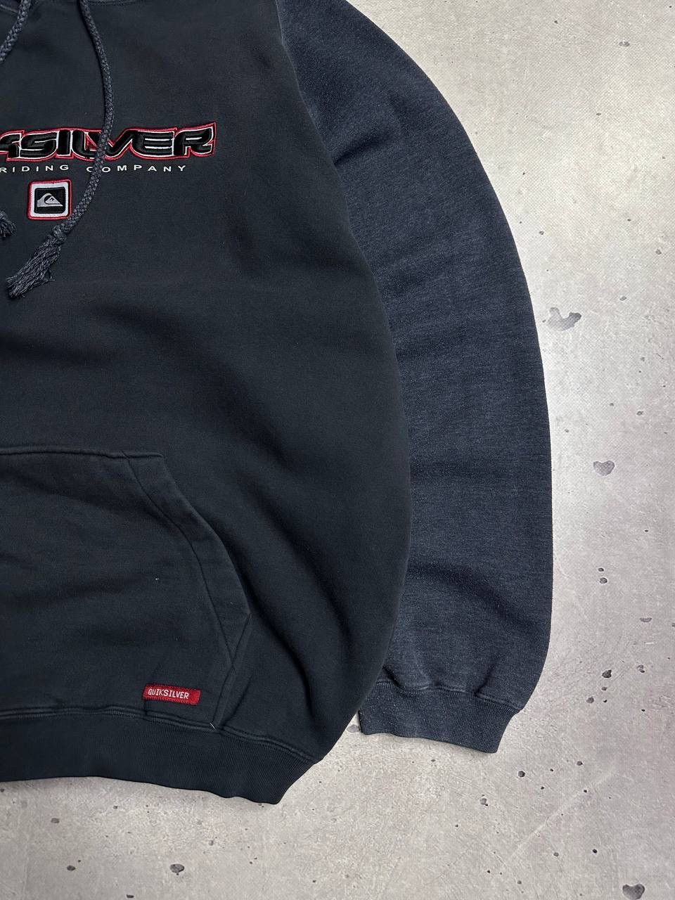 Quiksilver Vintage Quiksilver Hoodie Boardriding Company Black Surf L Size US L / EU 52-54 / 3 - 4 Thumbnail