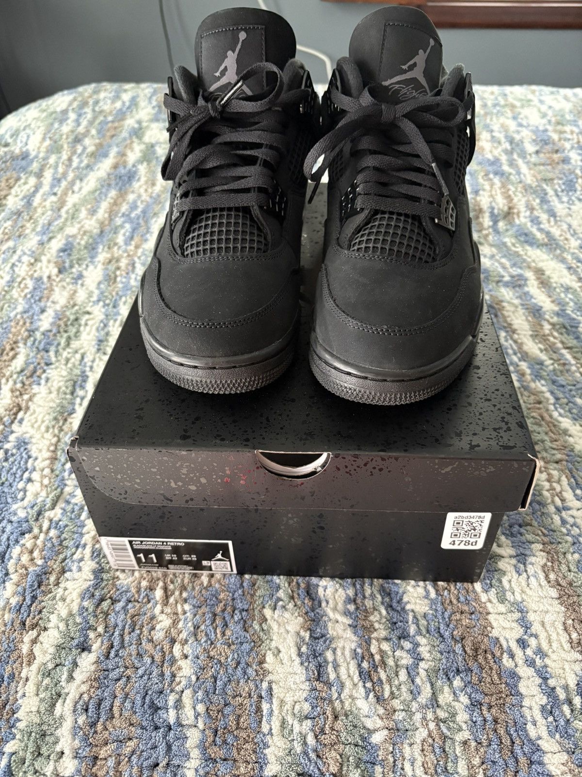 Jordan Brand Jordan 4 Black Cat(2025) Size US 11 / EU 44 - 2 Thumbnail