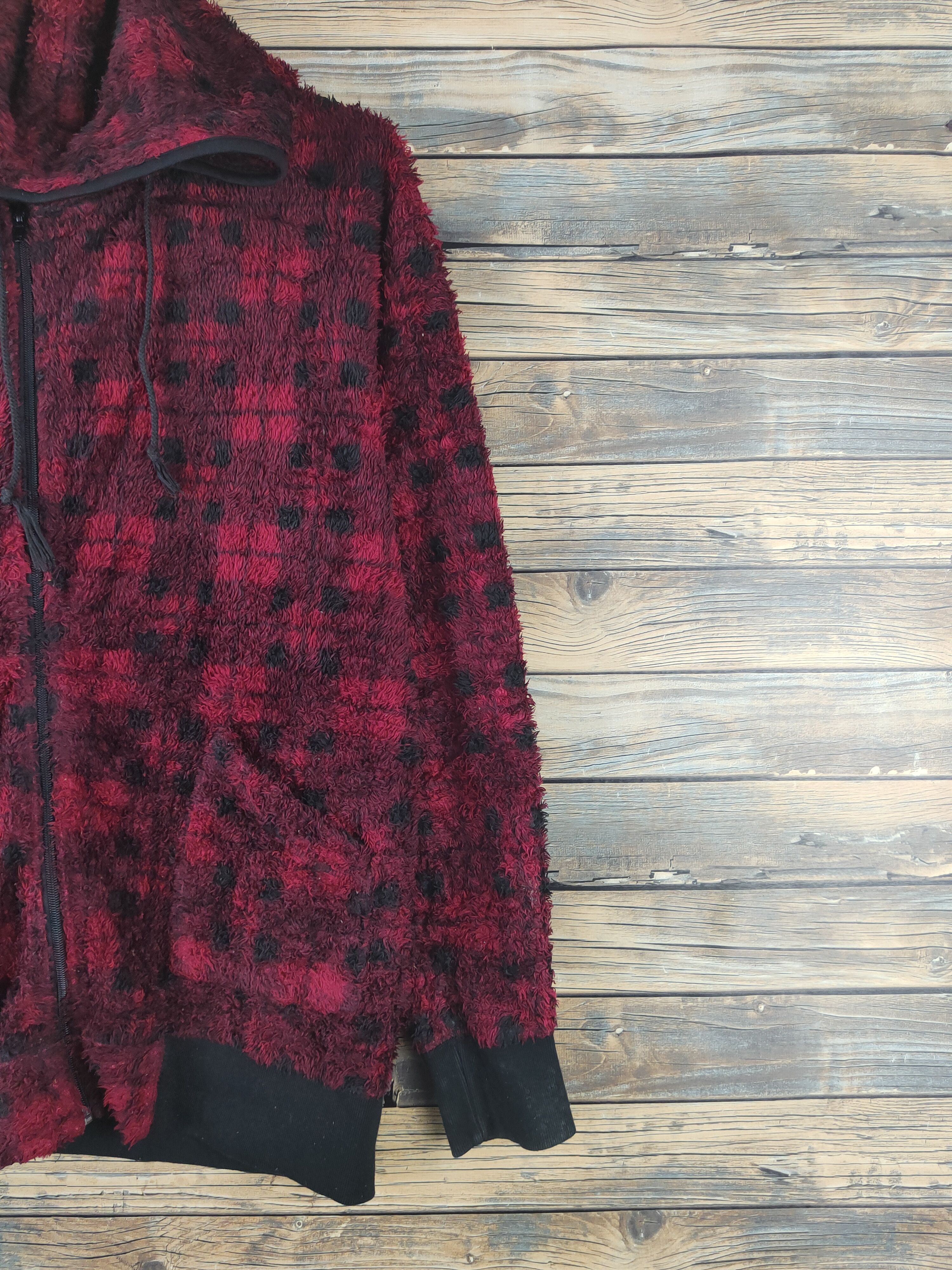 Airwalk DL Airwalk Red Black Fur Mohair Knitwear Sweaters #778 Size US L / EU 52-54 / 3 - 5 Thumbnail