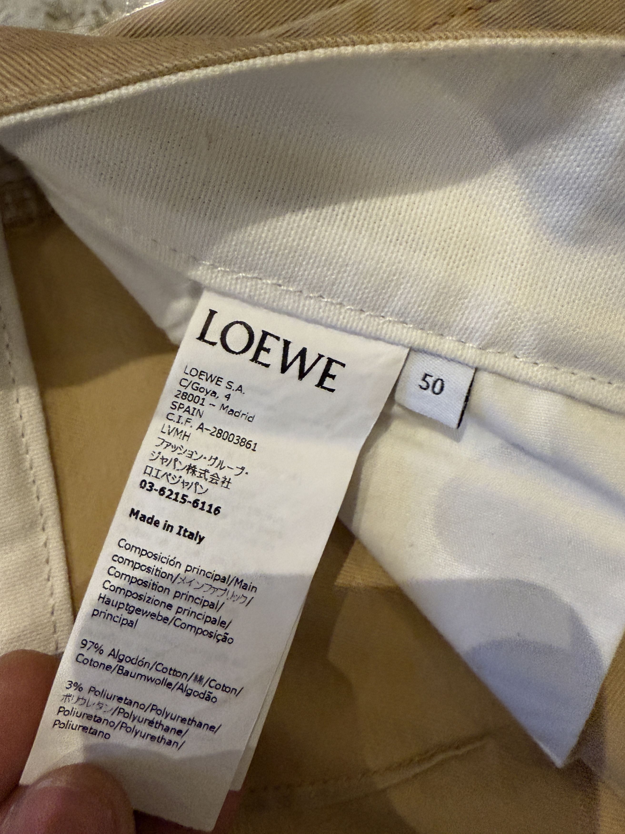 Loewe Cotton Khaki Pant Size US 30 / EU 46 - 6 Thumbnail