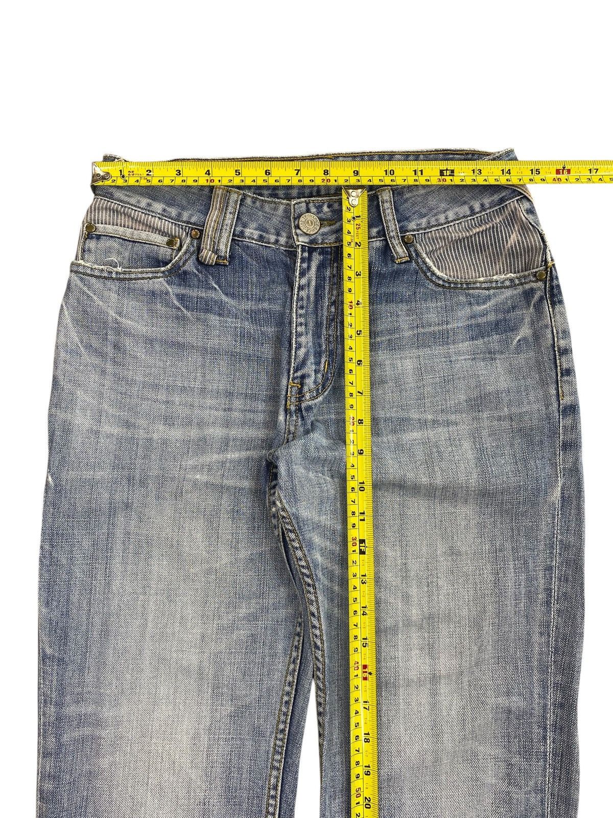 Japanese Brand Japanese Brand Faded Blue Wash whiskers Style Loose Jeans Size US 29 - 9 Thumbnail