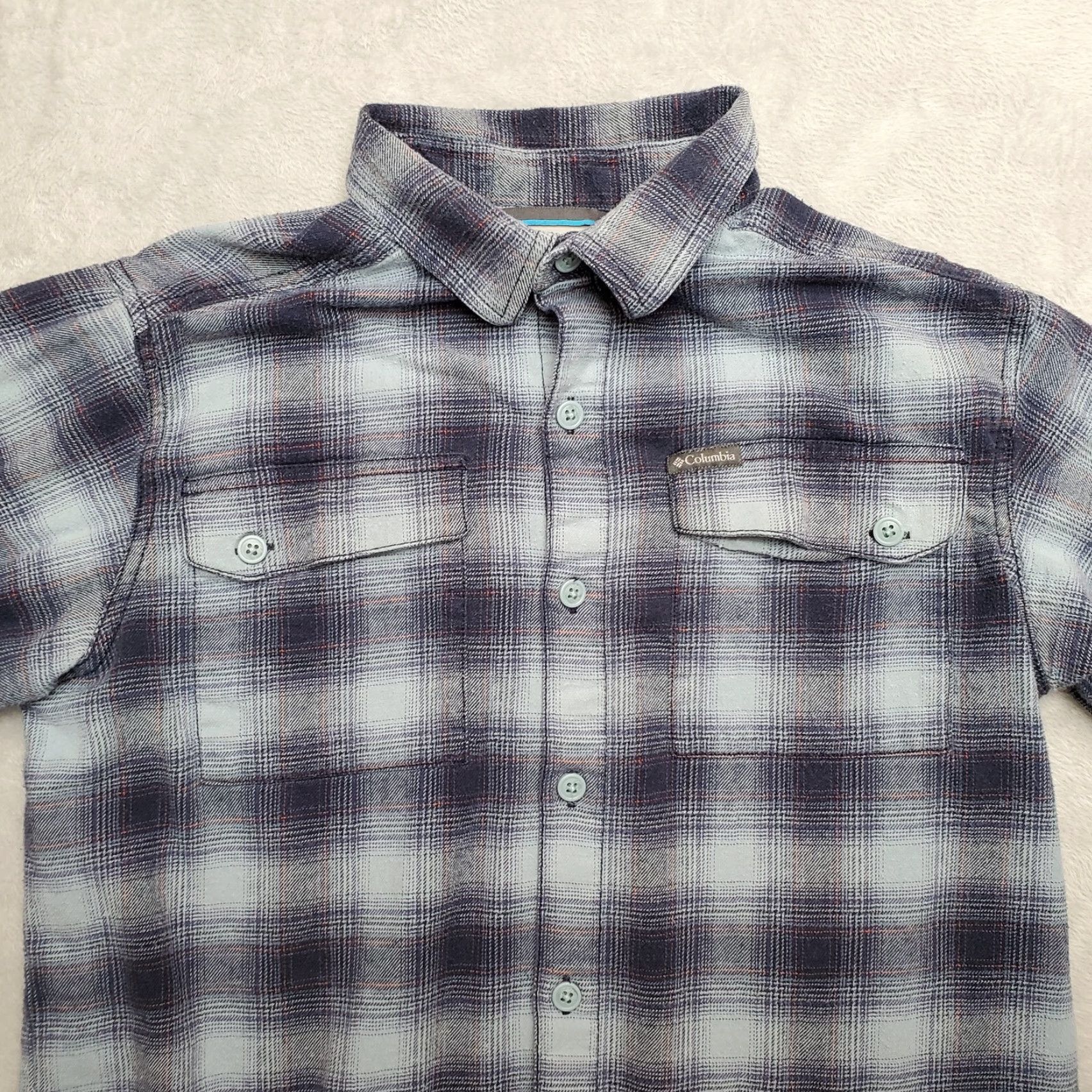 Vintage VINTAGE Columbia Shirt Mens S Blue Flannel Cotton Blend Outdoors Casual Camp Fish Size US S / EU 44-46 / 1 - 2 Thumbnail