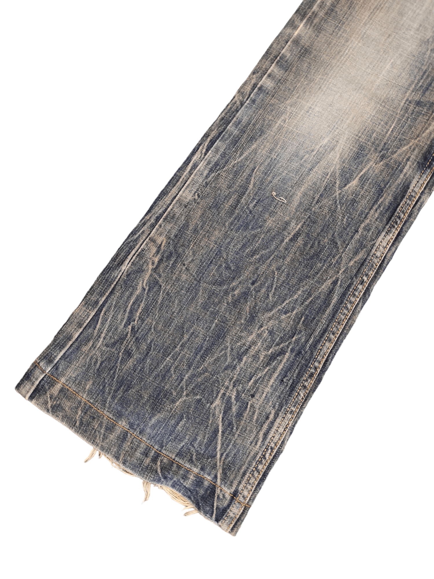If Six Was Nine Flare Jeans Studio RP Lace Pocket Faded Bootcut Jpg Style Size US 27 - 9 Thumbnail