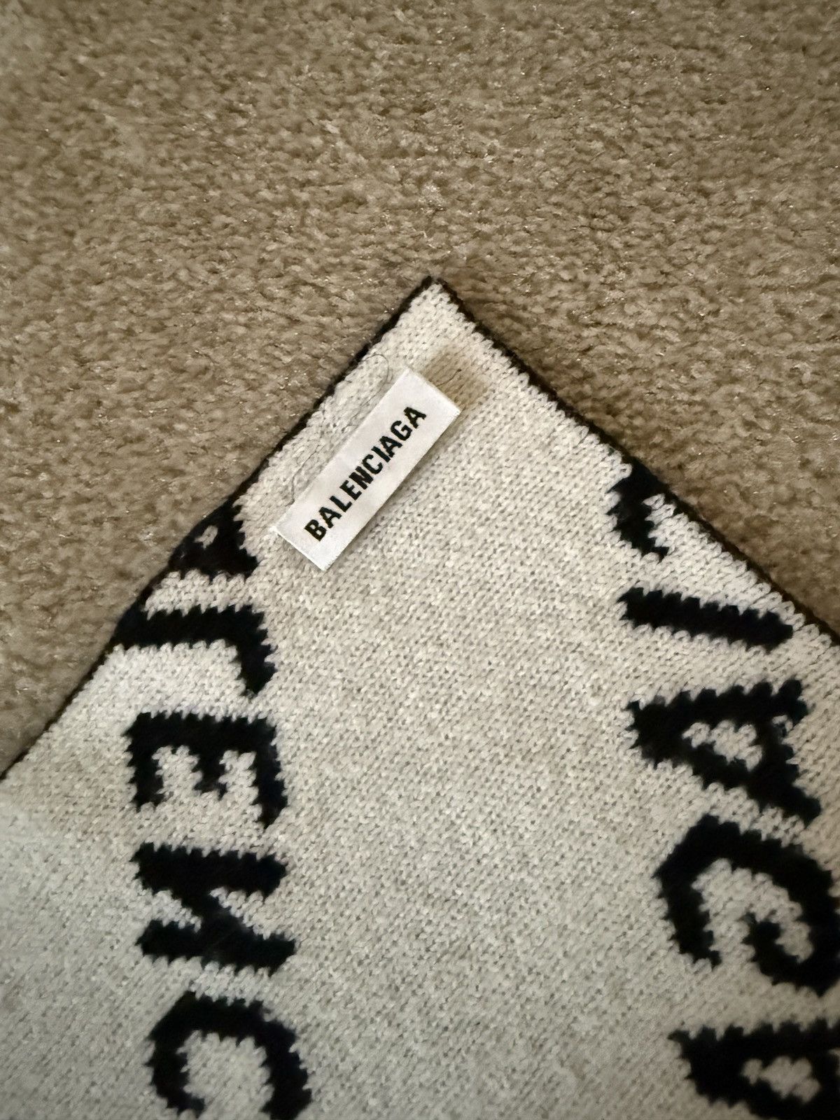 Balenciaga Balenciaga logo scarf Size ONE SIZE - 3 Thumbnail