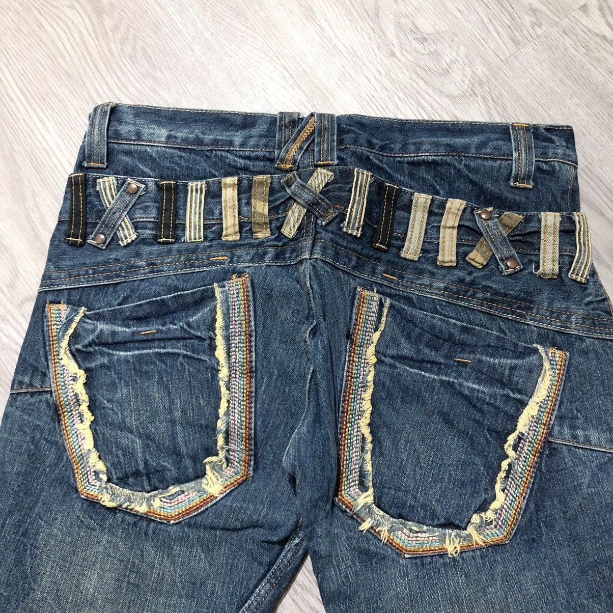If Six Was Nine 2000s Breathmint Double Waist Faded Beauty Beast Lgb Jeans Size US 32 / EU 48 - 6 Thumbnail