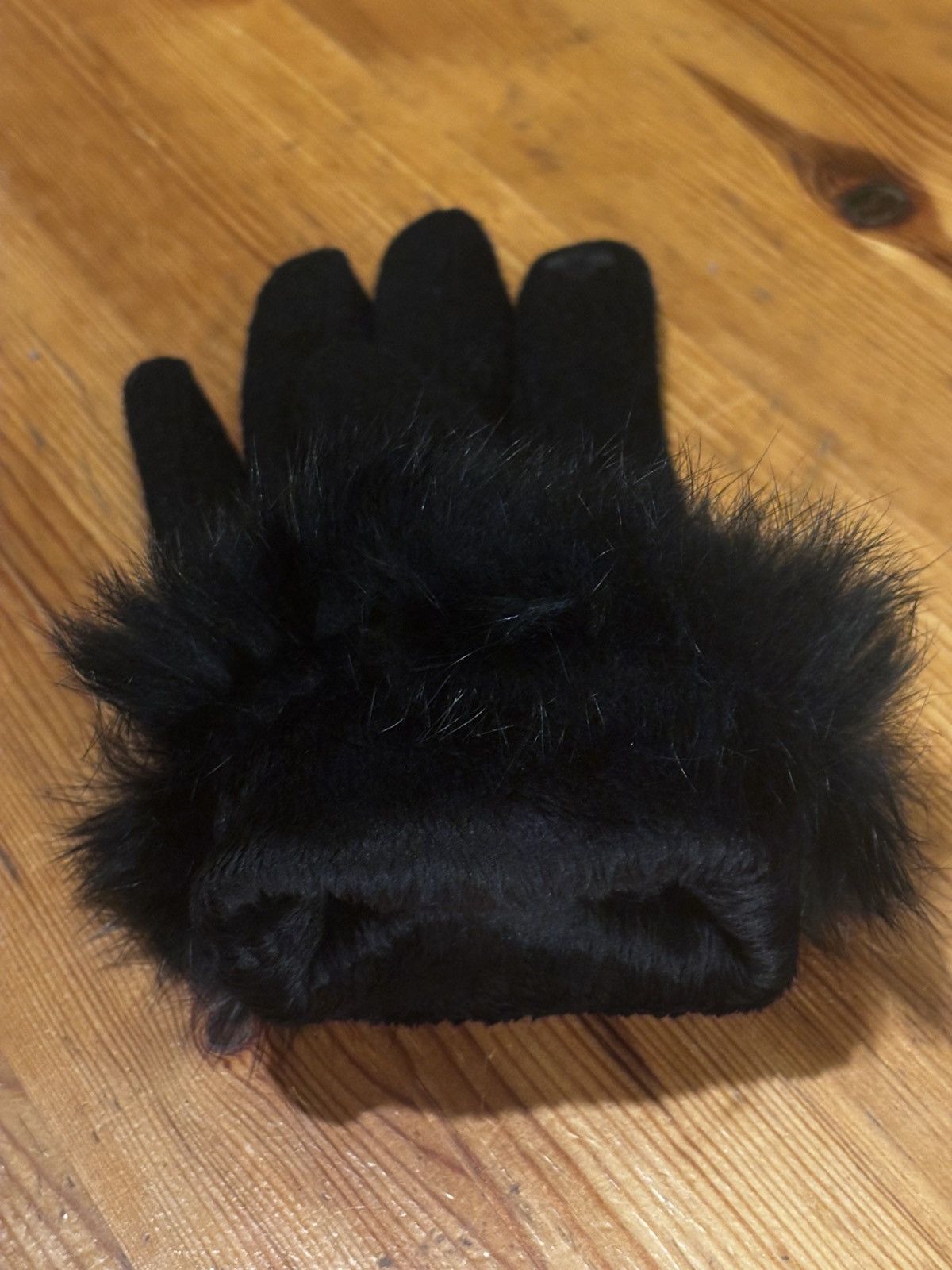 Other Women’s black fur gloves0235 Size ONE SIZE - 5 Thumbnail