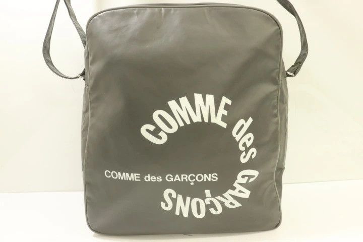 Comme des Garcons Bag Logo Print Shoulder Bag Zipper Gray Size ONE SIZE - 2 Thumbnail
