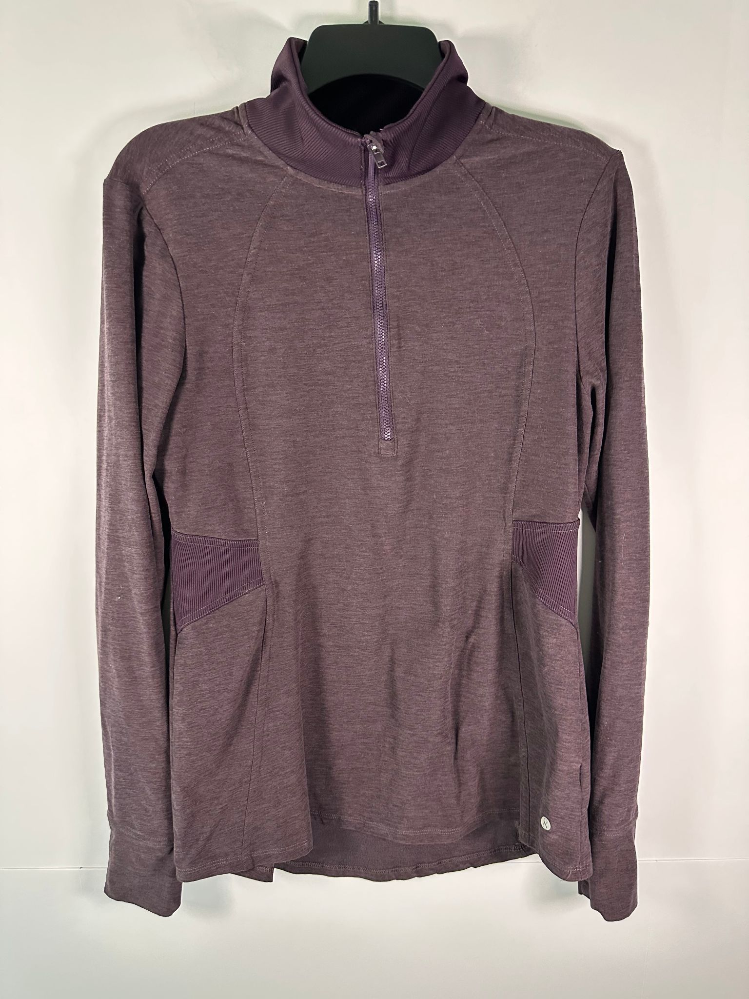 Other Layer8 Pullover Womens L Purple Quarter Zip Activewear Long Size L / US 10 / IT 46 - 1 Thumbnail